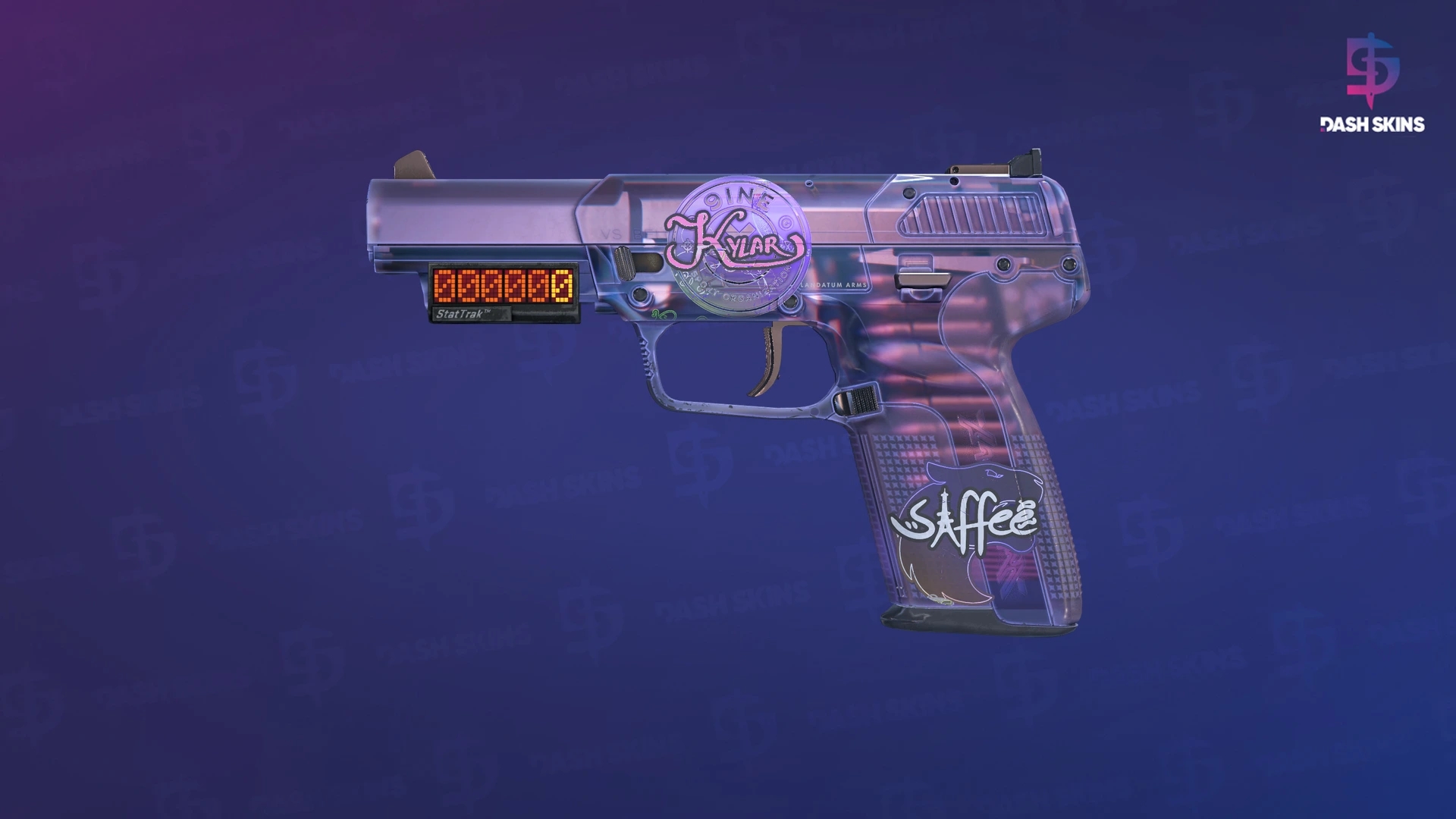 StatTrak™ Five-SeveN | Dark Polymer (Minimal Wear) Screenshot Playside