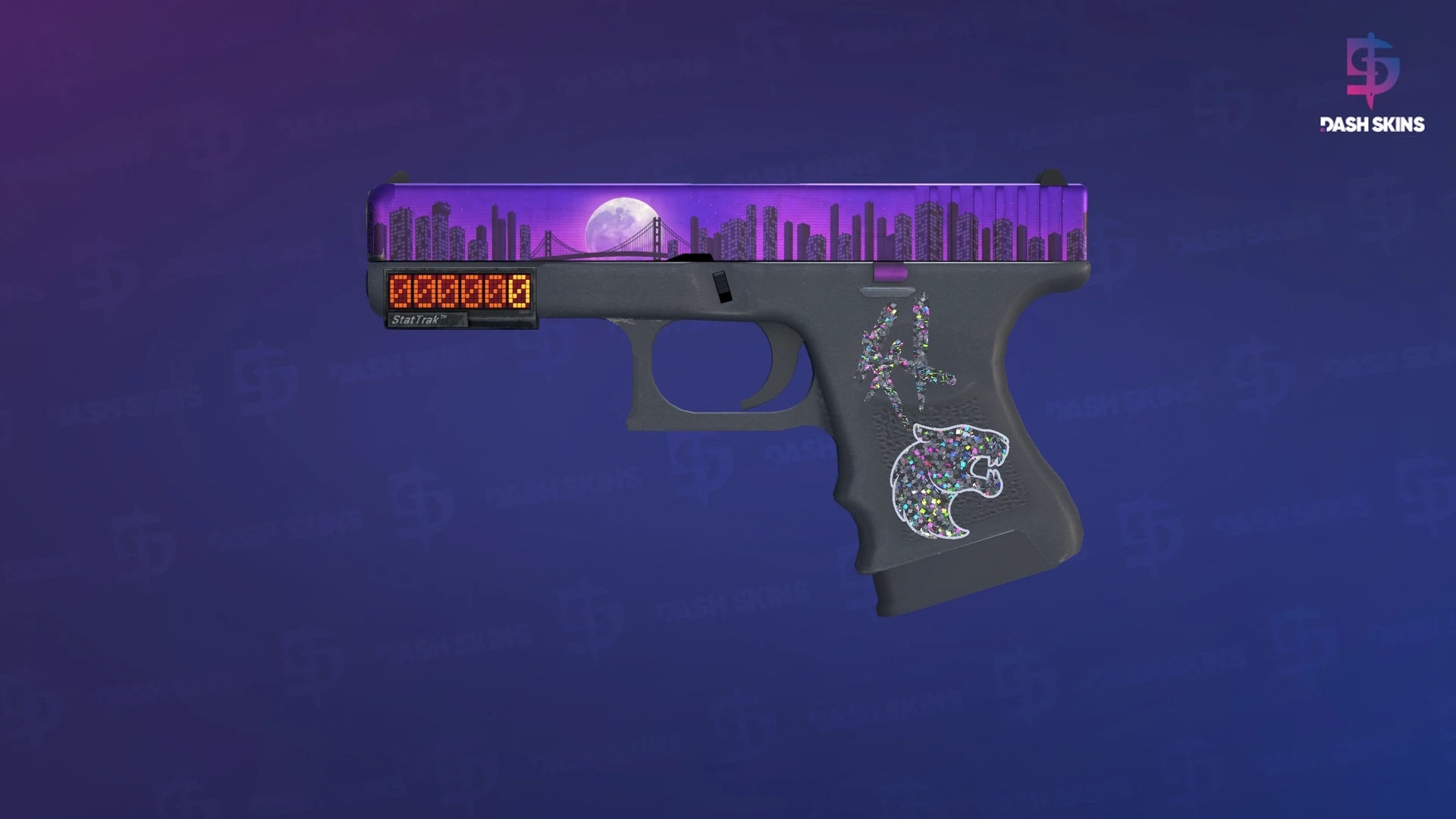 StatTrak™ Glock-18 | Moonrise (Factory New) Screenshot Playside