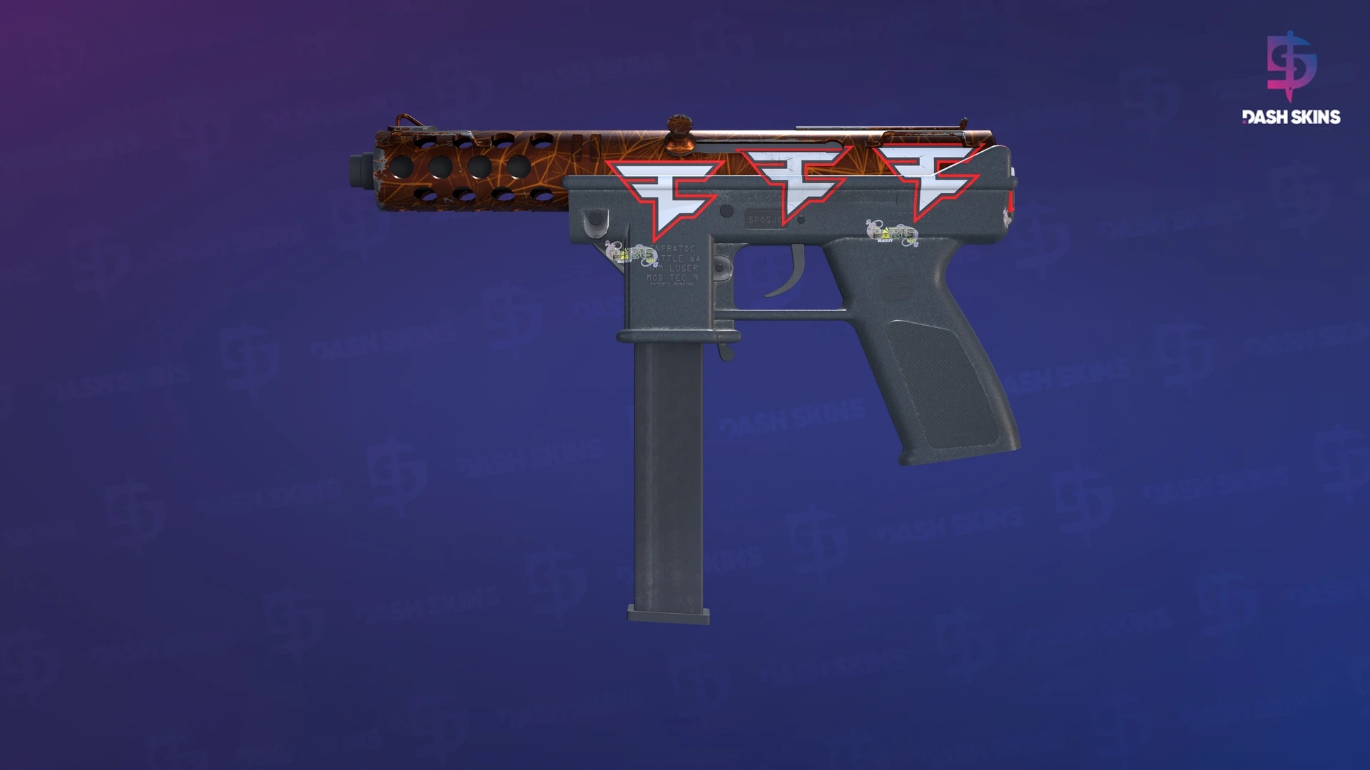 Tec-9 | Red Quartz (Factory New) Screenshot Playside
