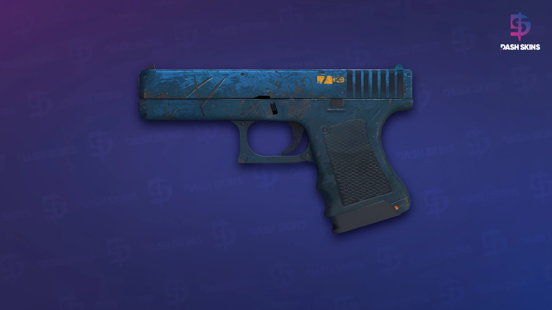 Glock-18 | Off World (Battle-Scarred) Screenshot Playside