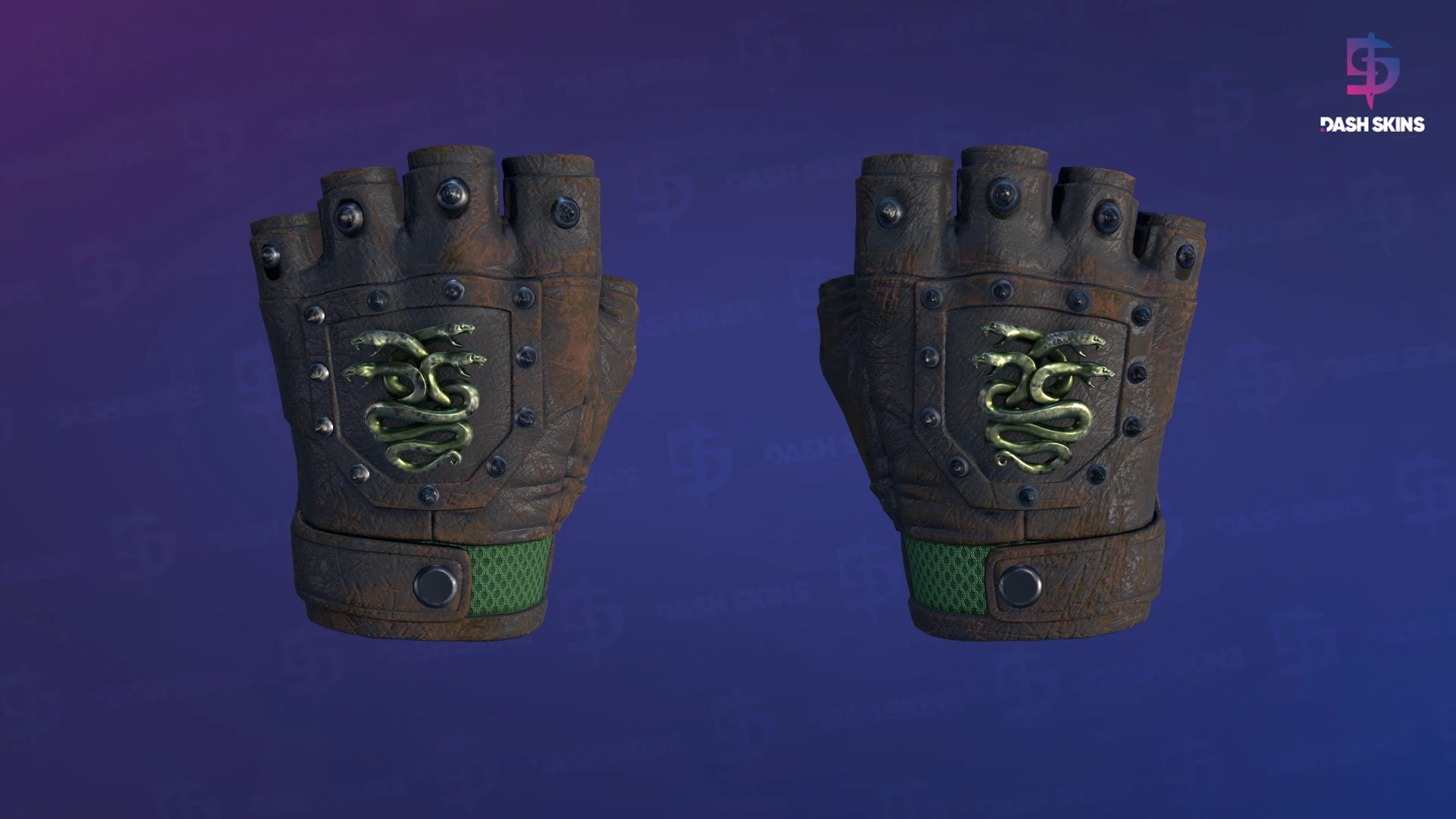 ★ Hydra Gloves | Emerald (Battle-Scarred) Screenshot Playside