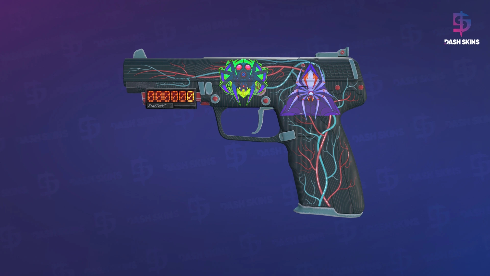 StatTrak™ Five-SeveN | Capillary (Field-Tested) Screenshot Playside