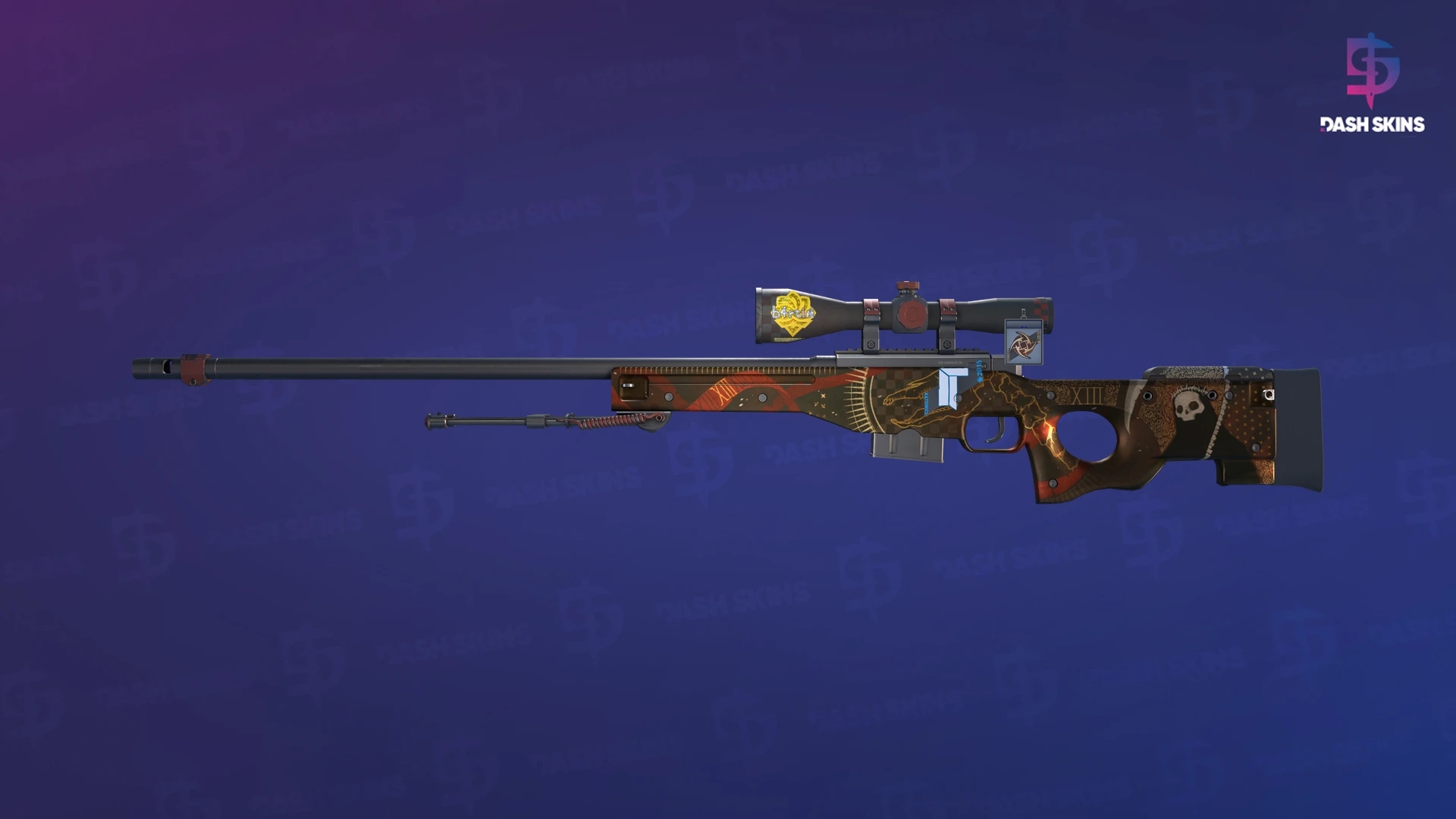 AWP | Mortis (Well-Worn) Screenshot Playside