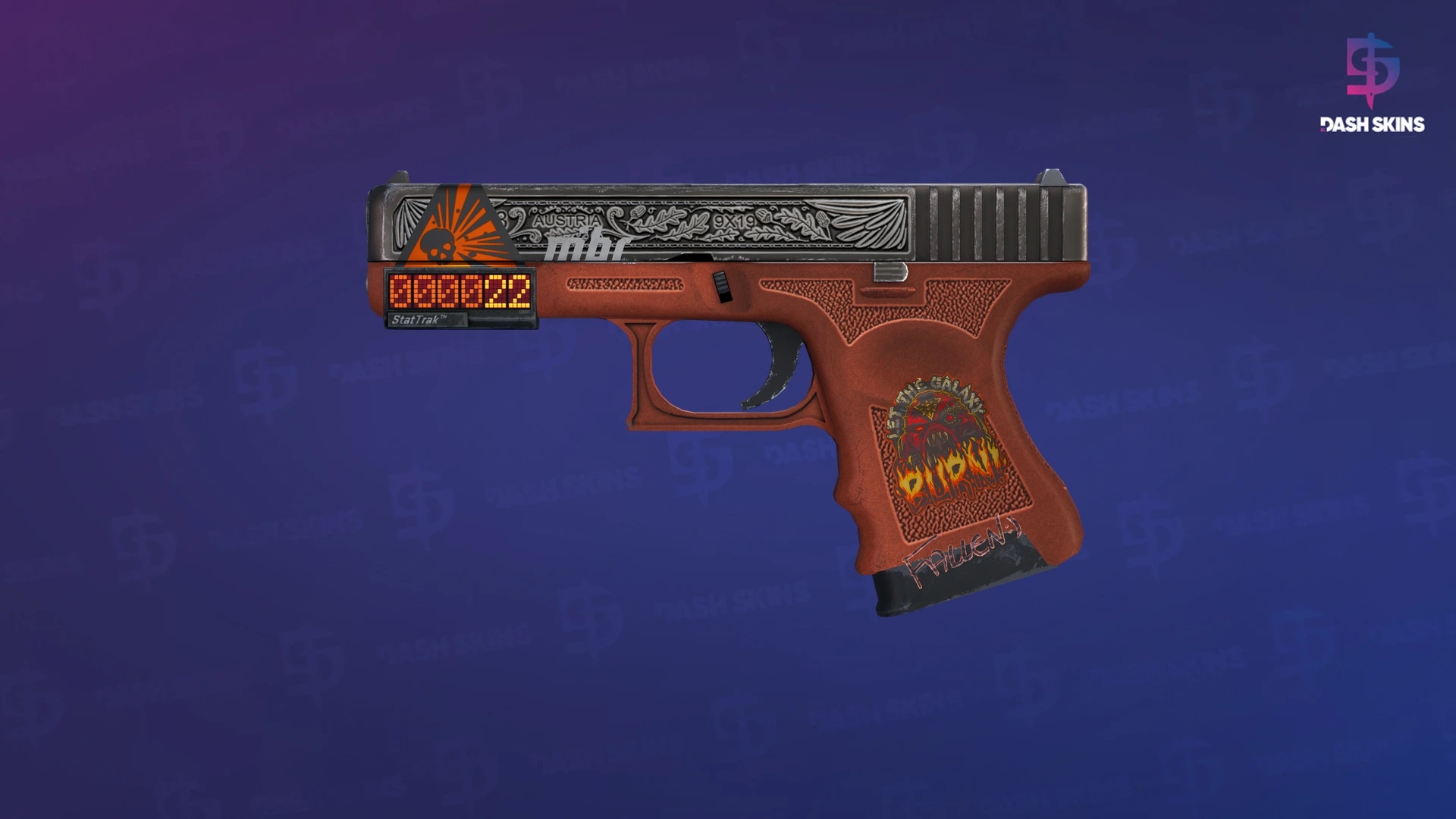 StatTrak™ Glock-18 | Royal Legion (Minimal Wear) Screenshot Playside