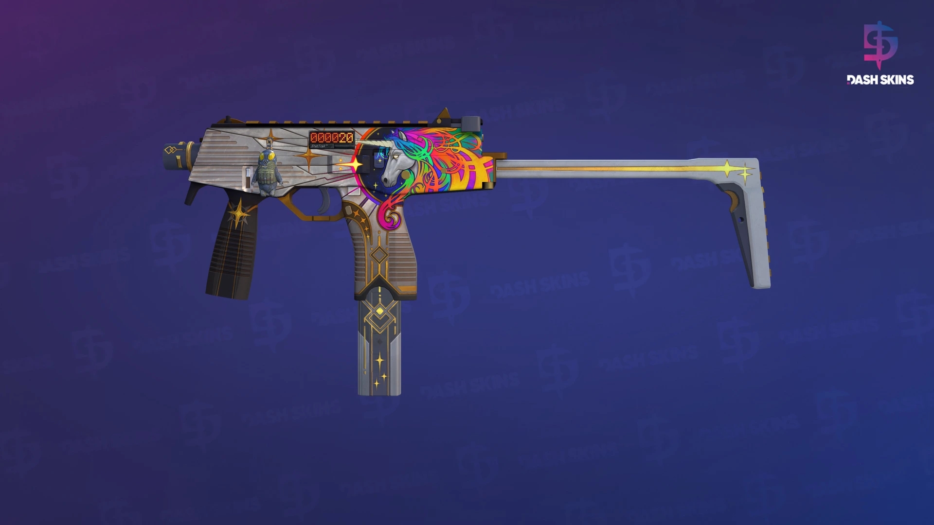 StatTrak™ MP9 | Starlight Protector (Minimal Wear) Screenshot Playside