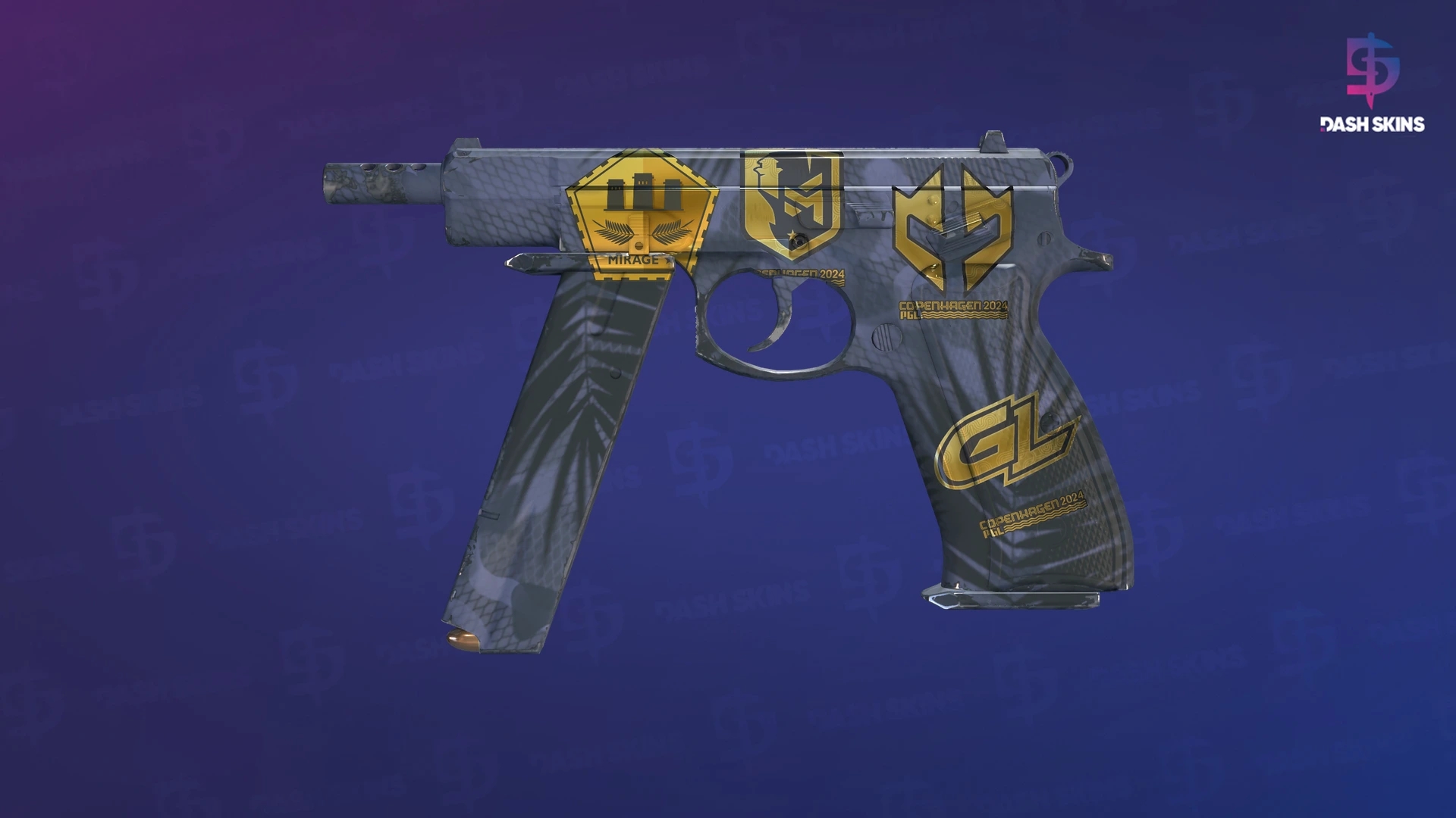 Souvenir CZ75-Auto | Midnight Palm (Minimal Wear) Screenshot Playside