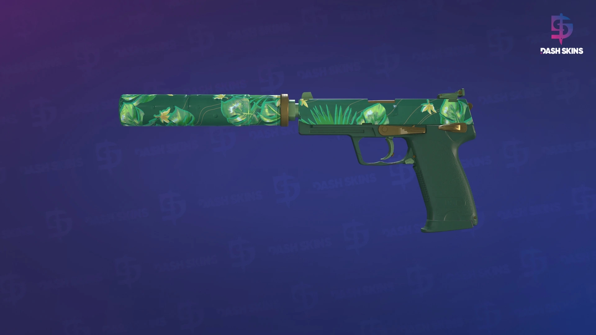 USP-S | Tropical Breeze (Minimal Wear) Screenshot Playside