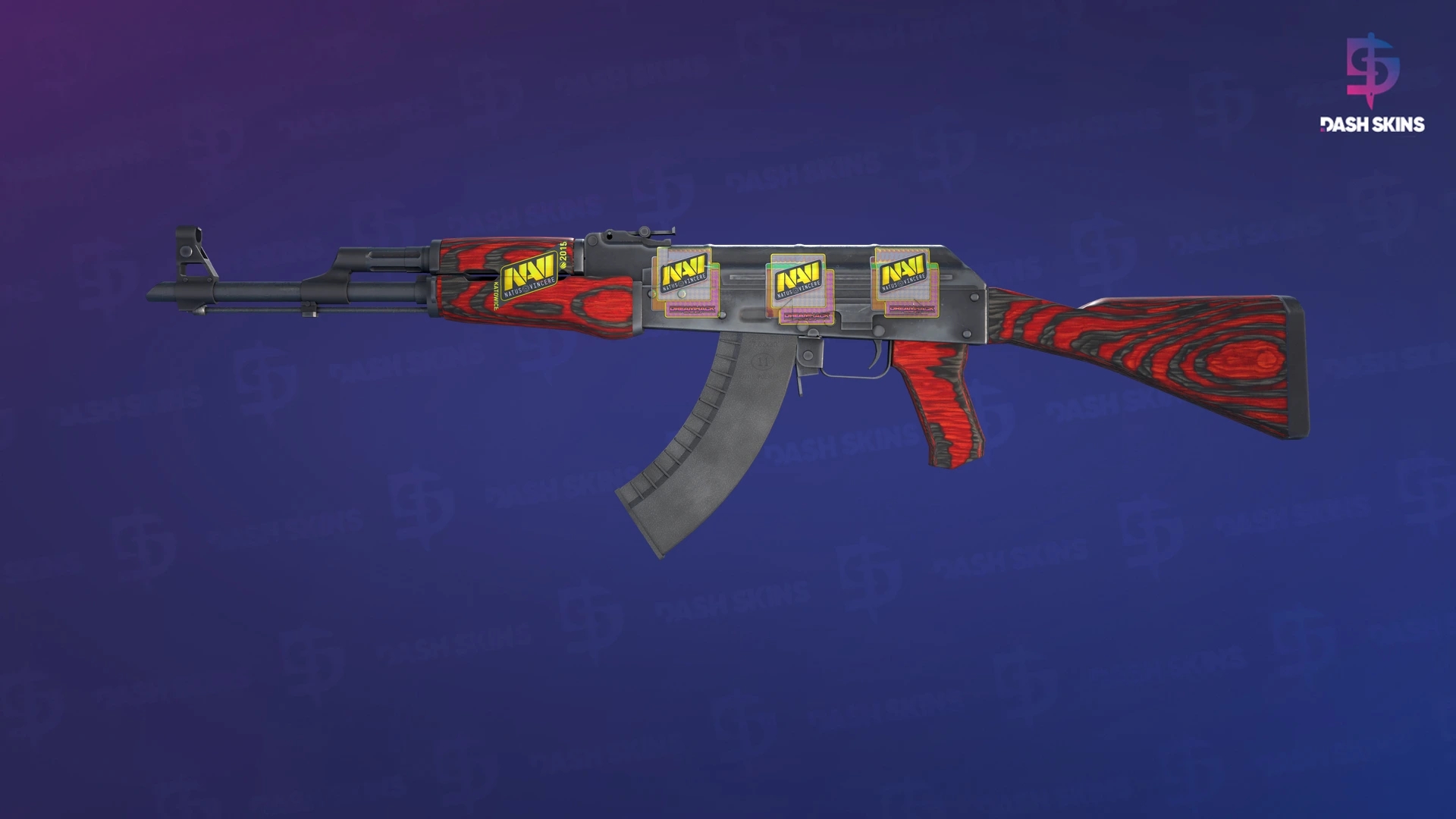 AK-47 | Red Laminate (Well-Worn) Screenshot Playside