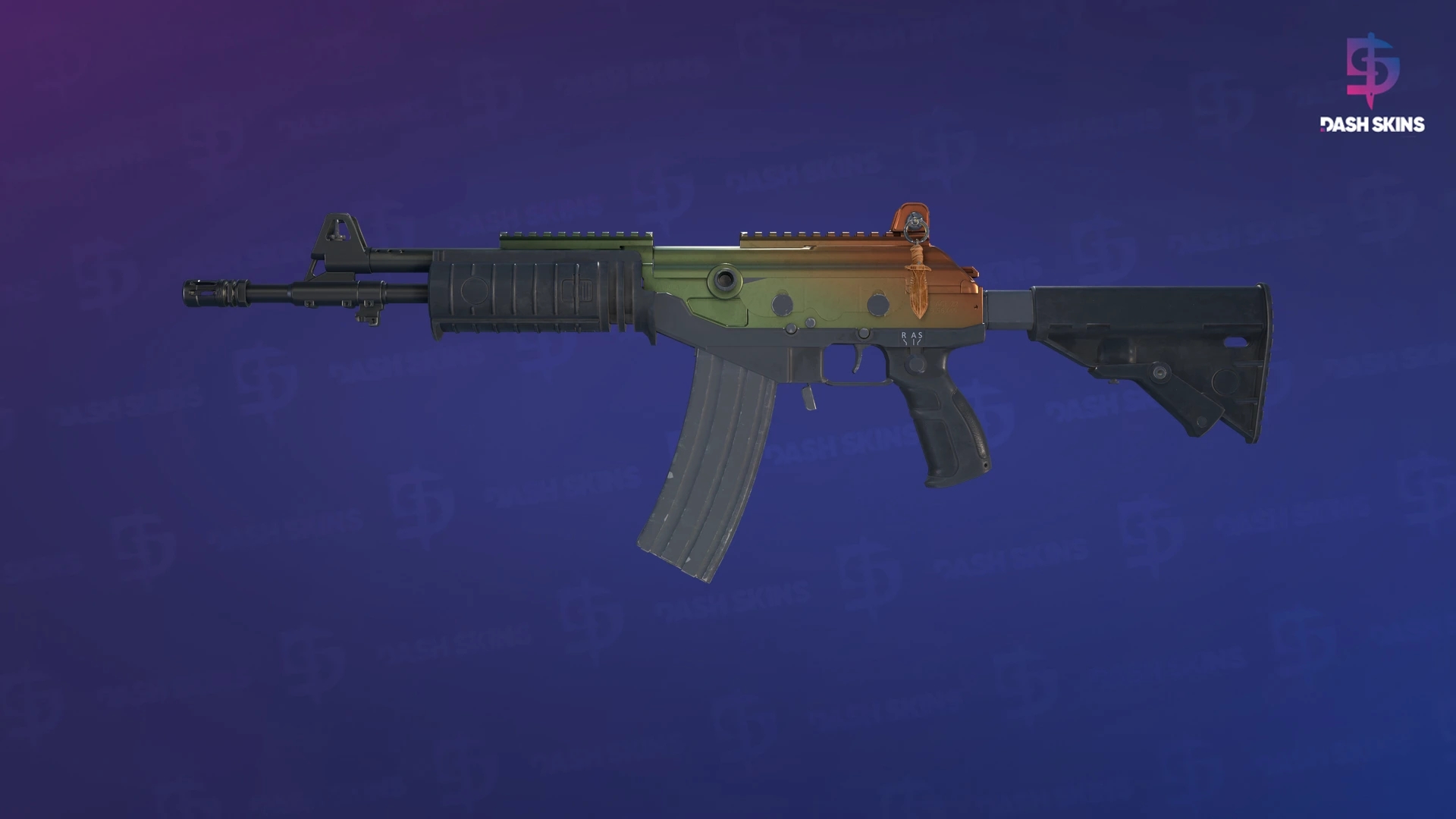 Galil AR | Amber Fade (Minimal Wear) Screenshot Playside