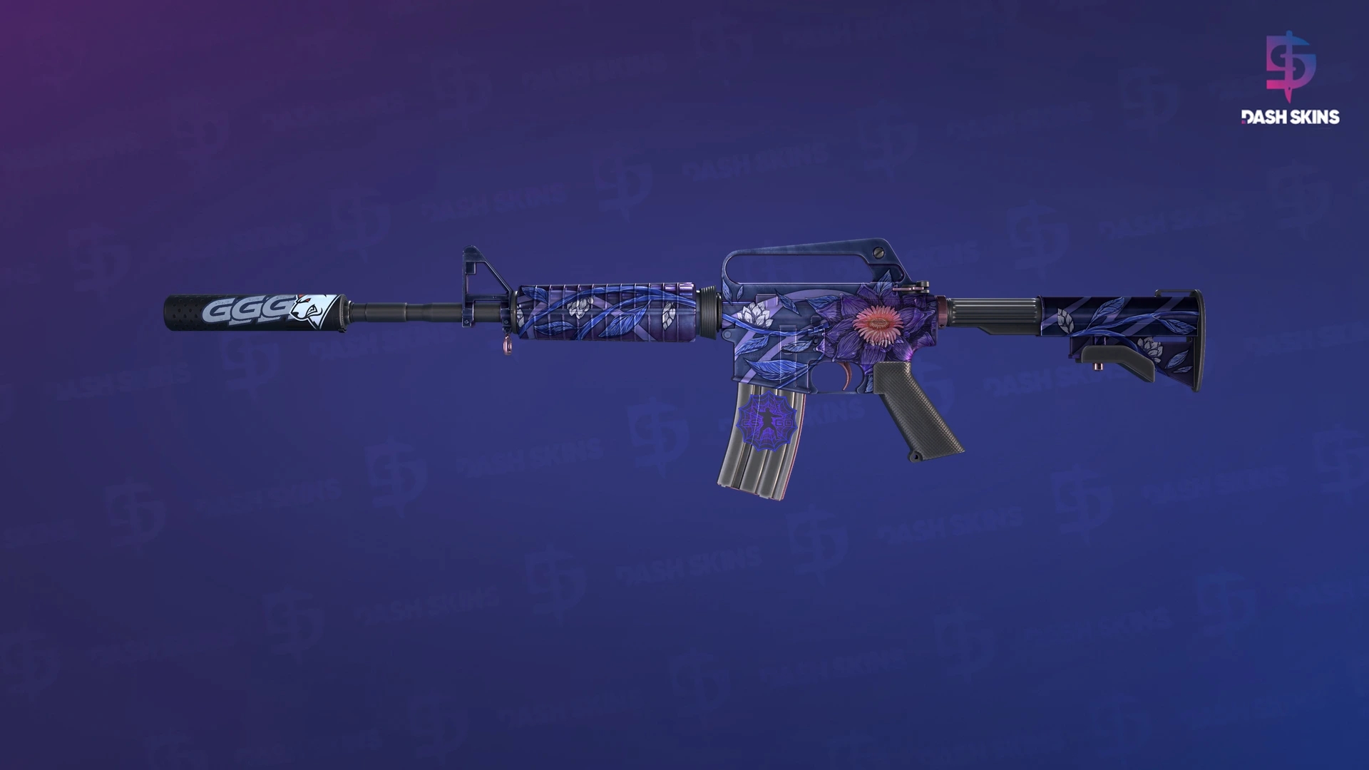 M4A1-S | Black Lotus (Minimal Wear) Screenshot Playside