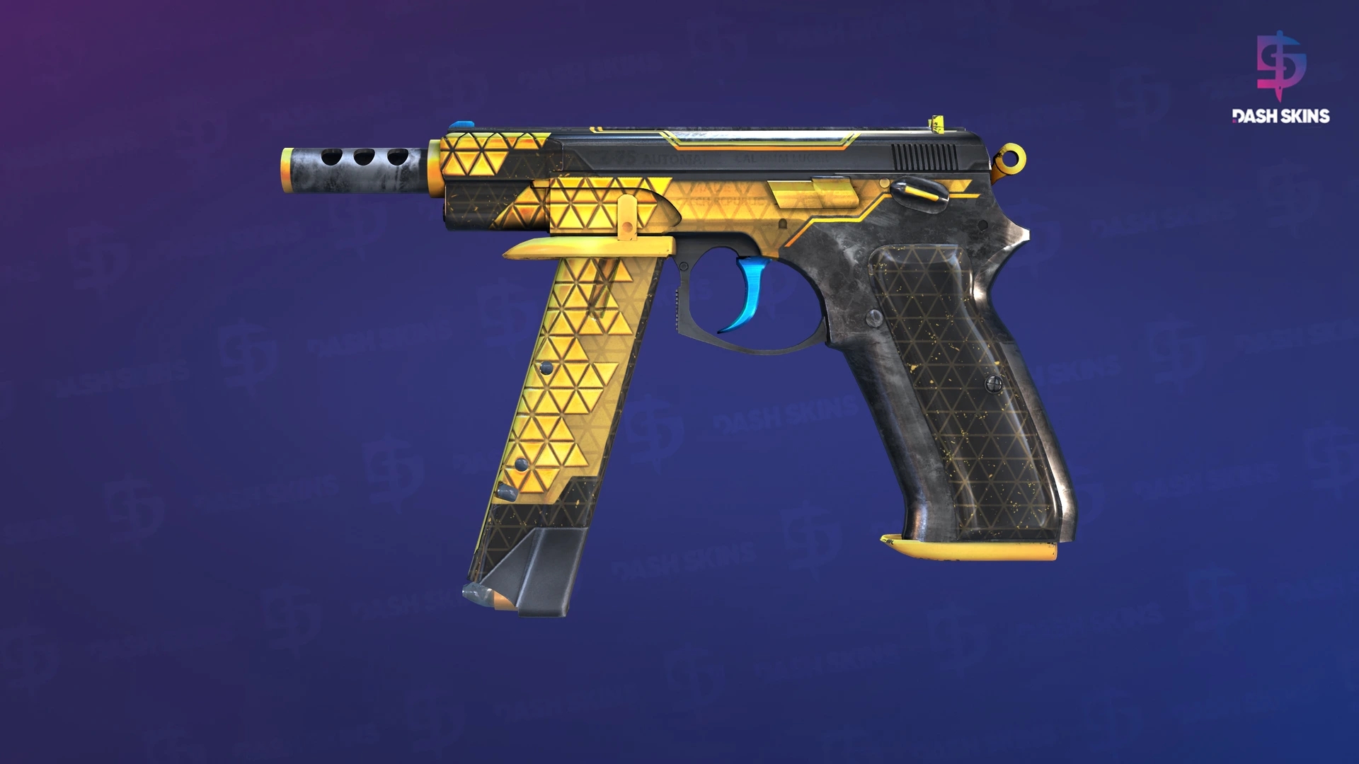 CZ75-Auto | Syndicate (Minimal Wear) Screenshot Playside