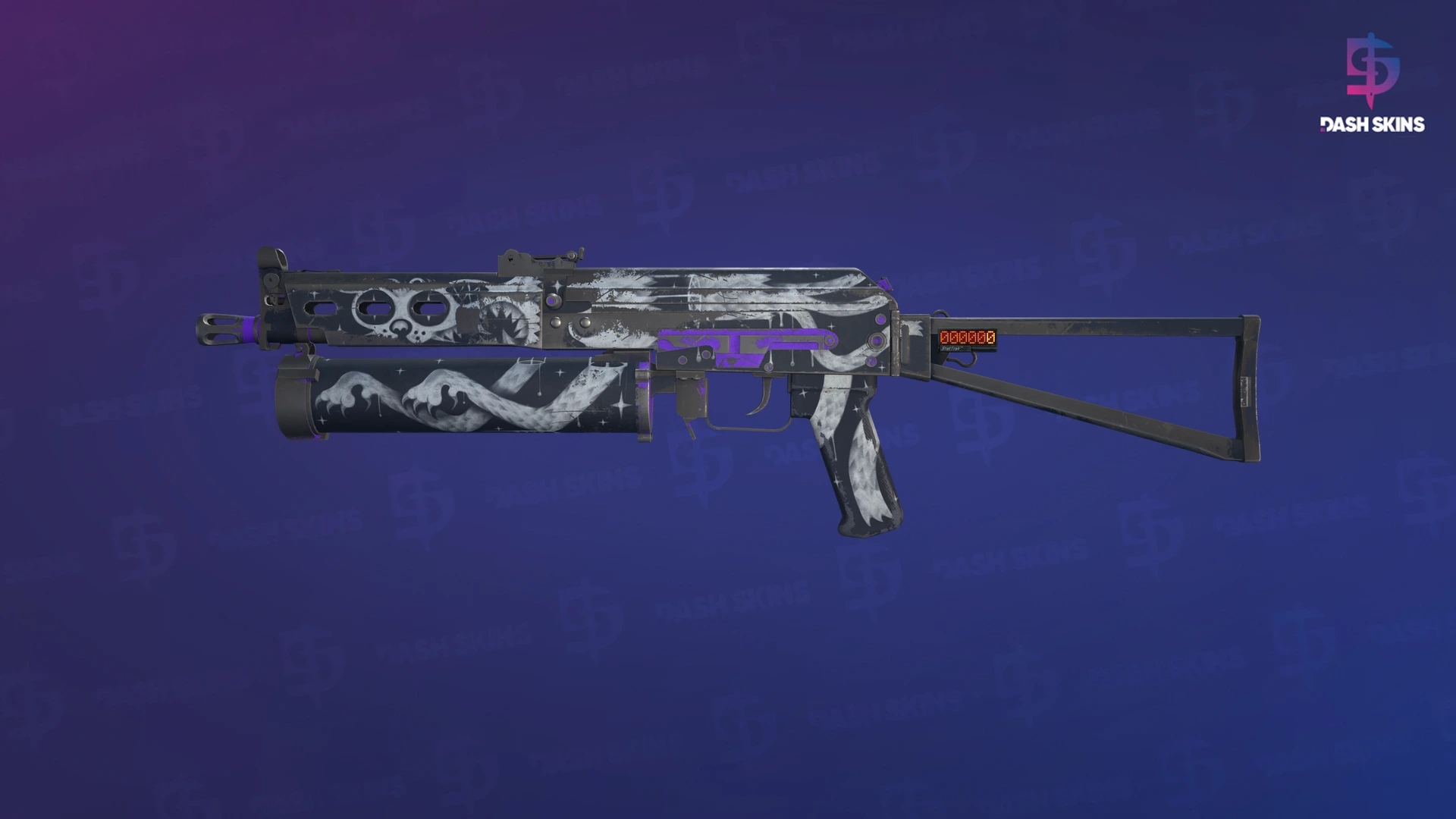 StatTrak™ PP-Bizon | Space Cat (Well-Worn) Screenshot Playside