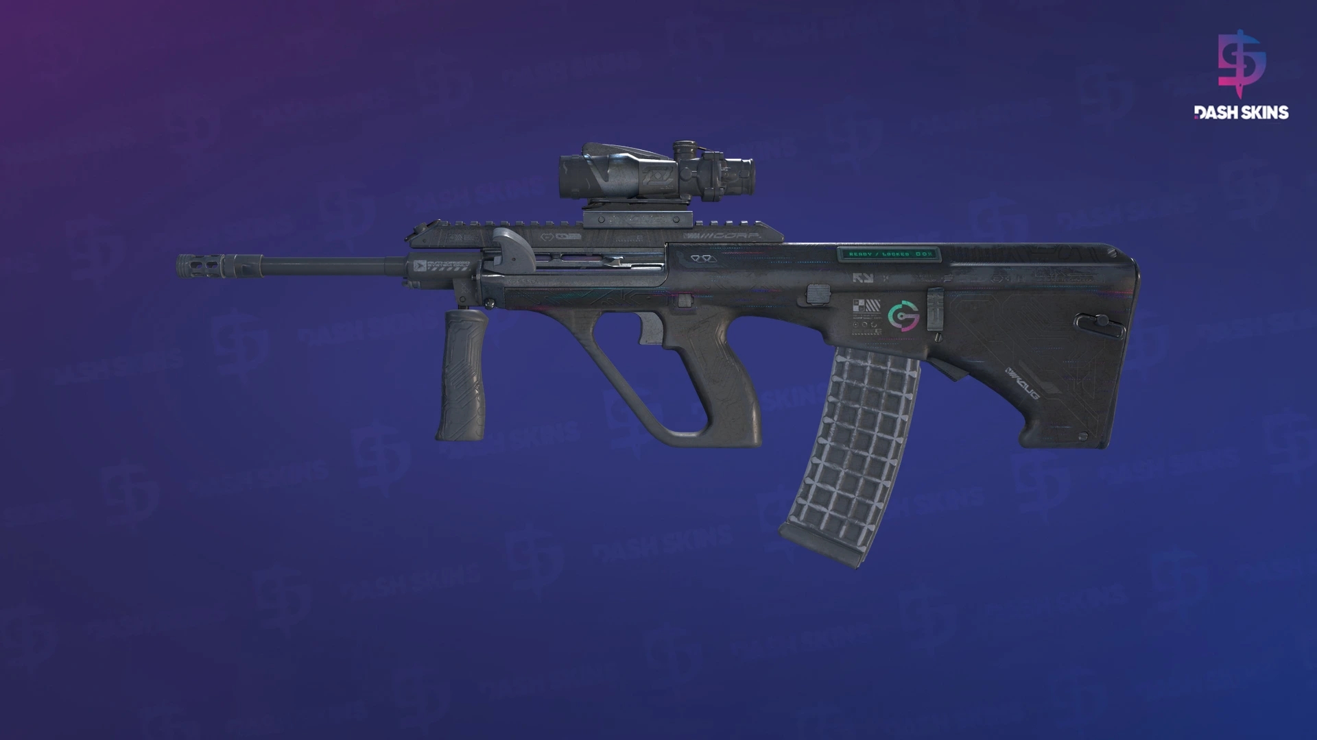 AUG | Signal Scanner (Battle-Scarred) Screenshot Playside