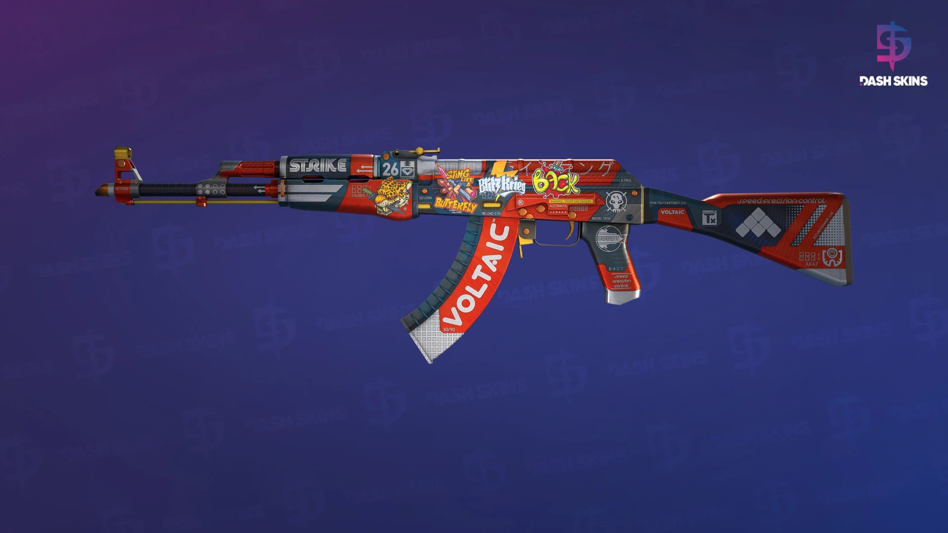 AK-47 | Bloodsport (Minimal Wear) Screenshot Playside