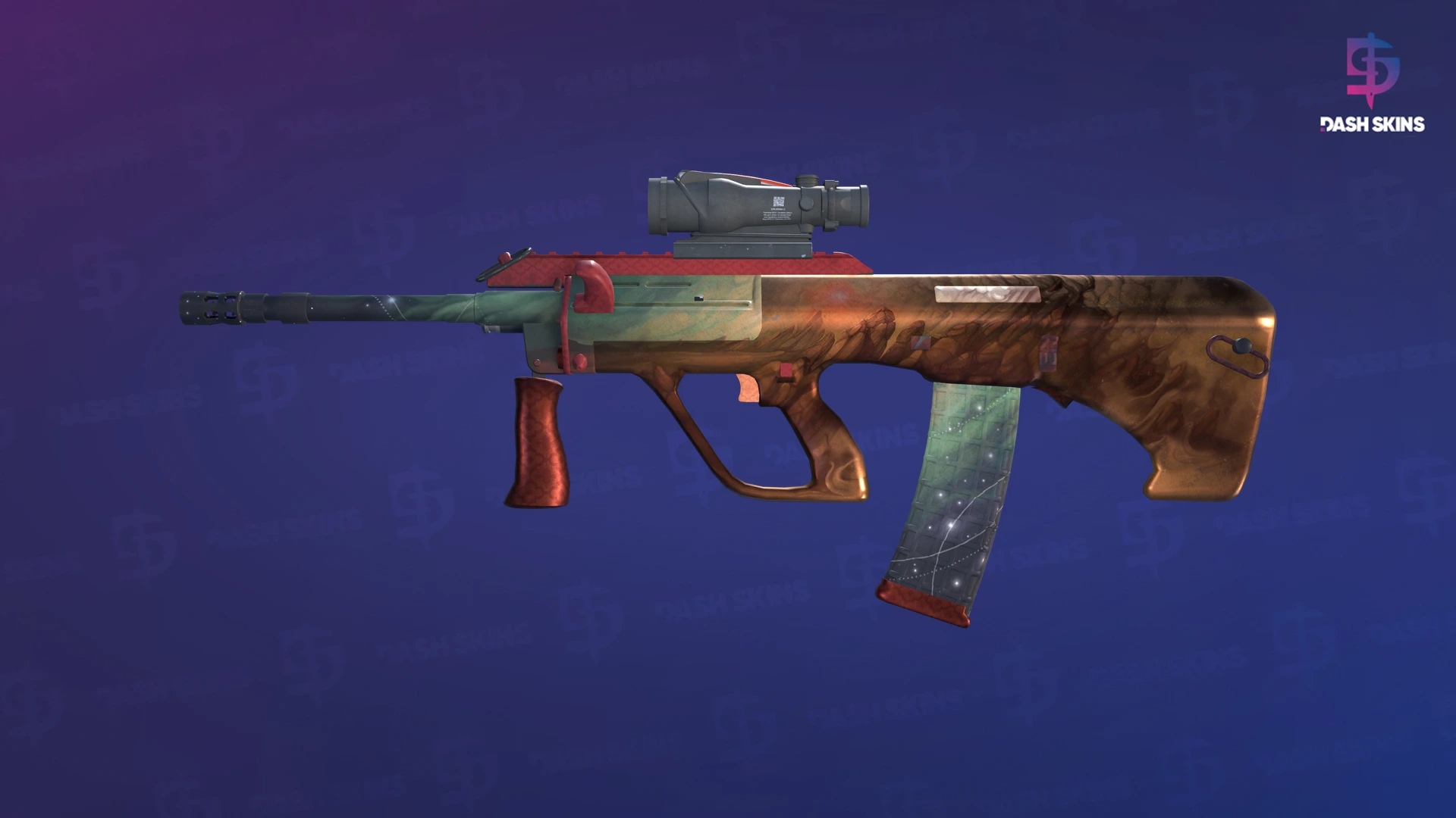 AUG | Sand Storm (Well-Worn) Screenshot Playside