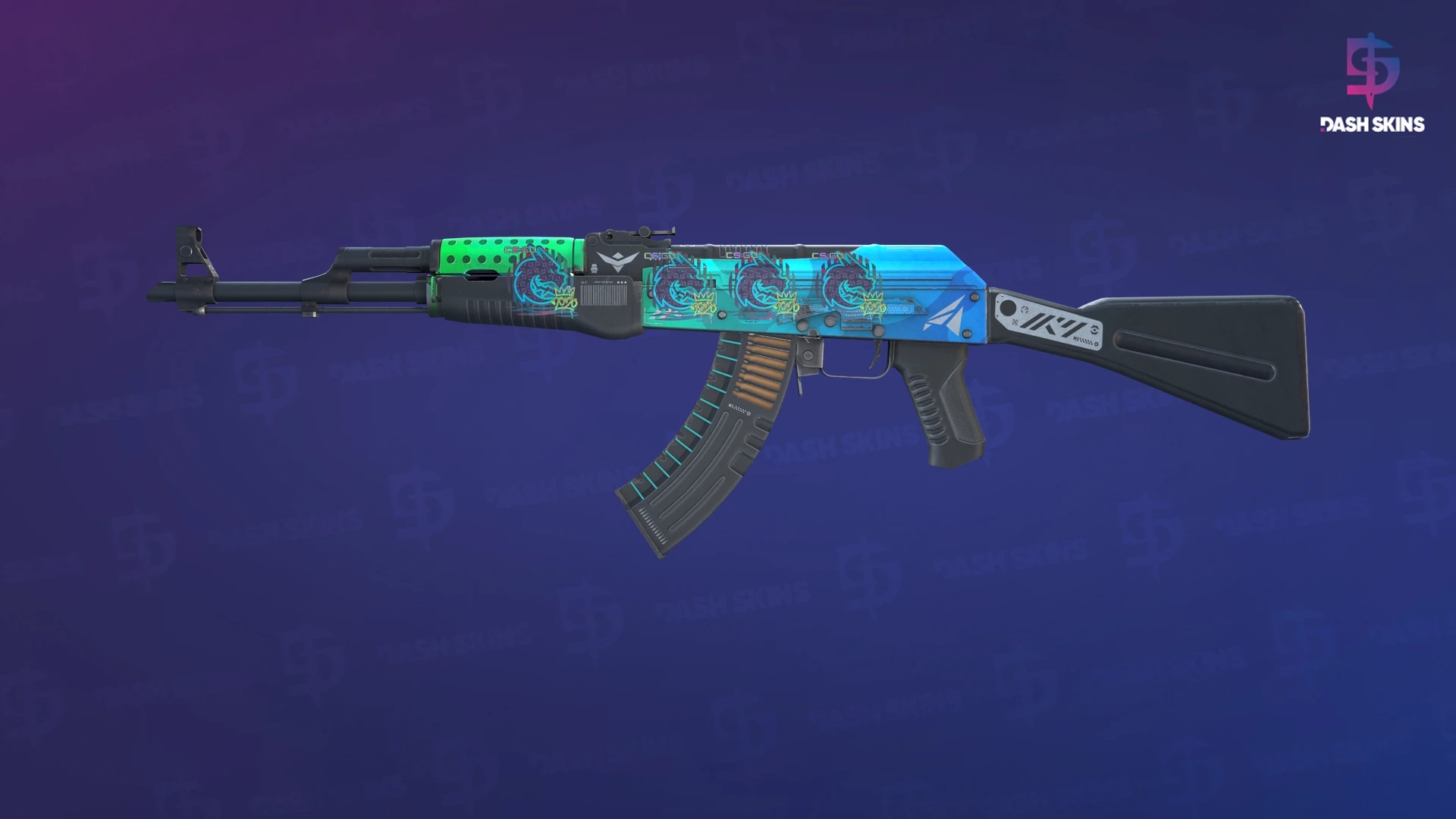 AK-47 | Ice Coaled (Field-Tested) Screenshot Playside
