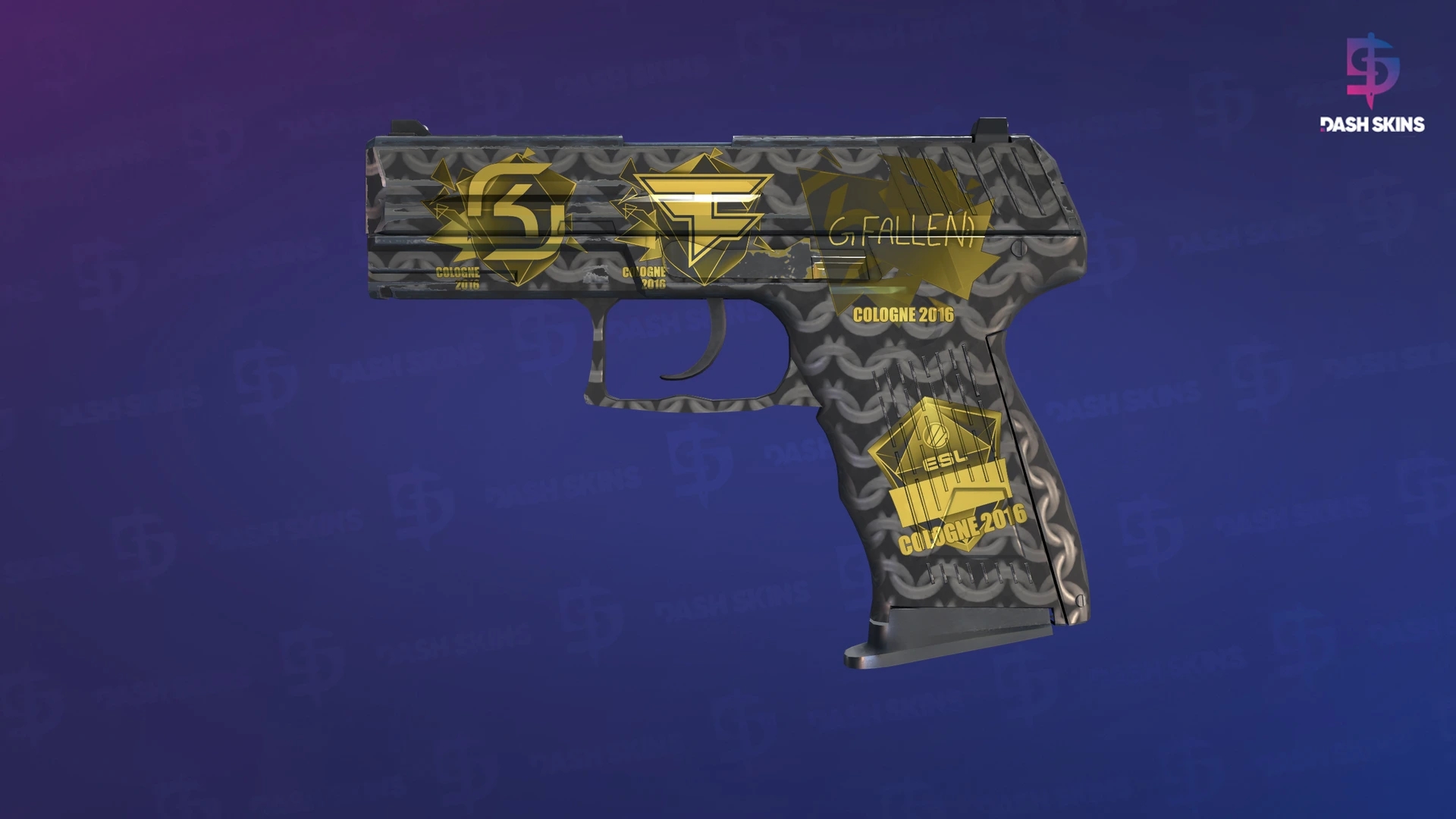 Souvenir P2000 | Chainmail (Minimal Wear) Screenshot Playside