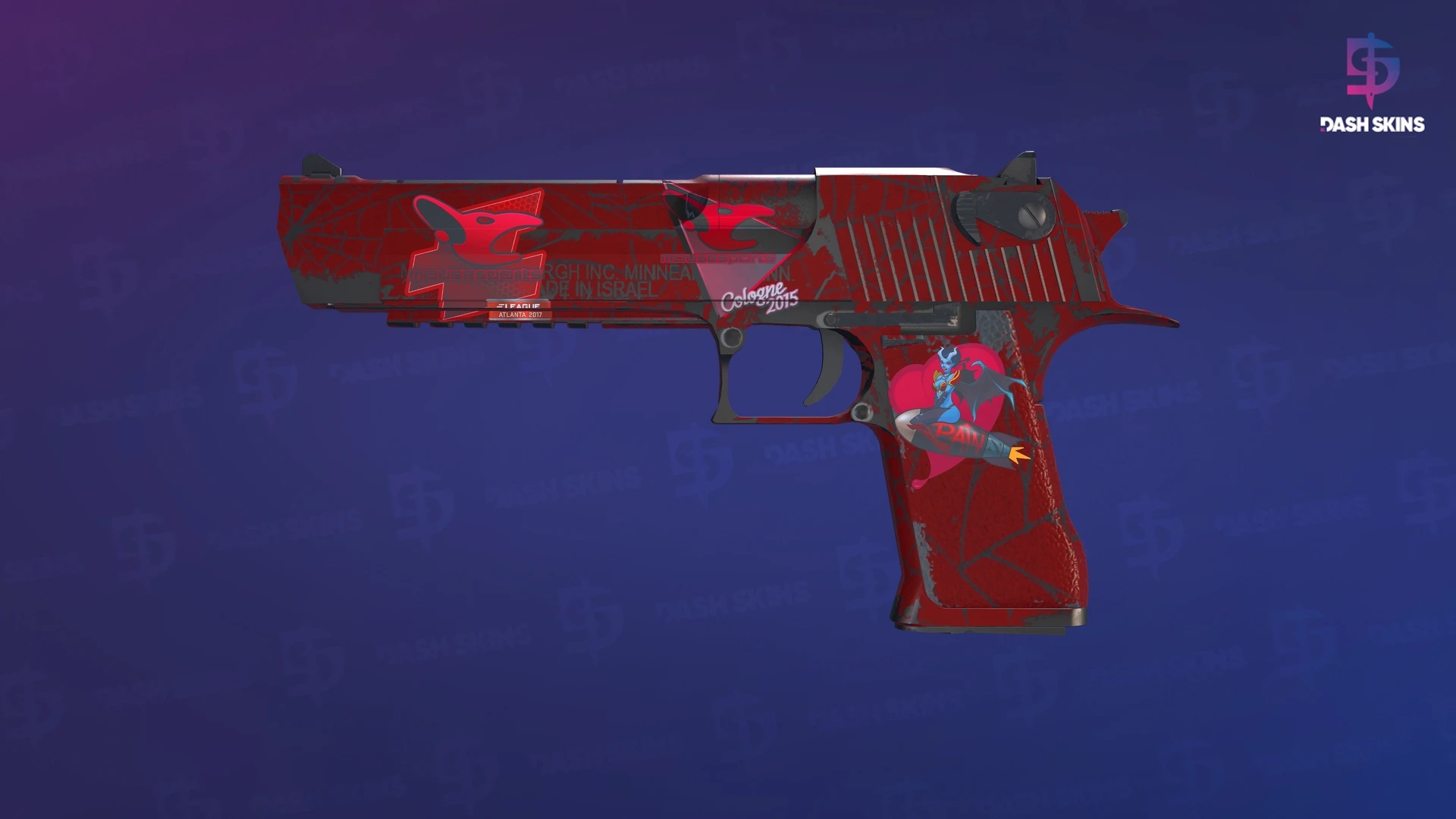 Desert Eagle | Crimson Web (Field-Tested) Screenshot Playside