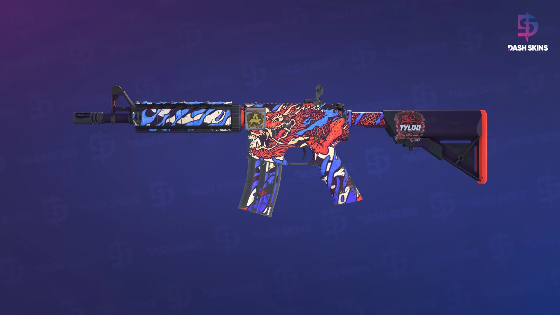 M4A4 | 龍王 (Dragon King) (Field-Tested) Screenshot Playside