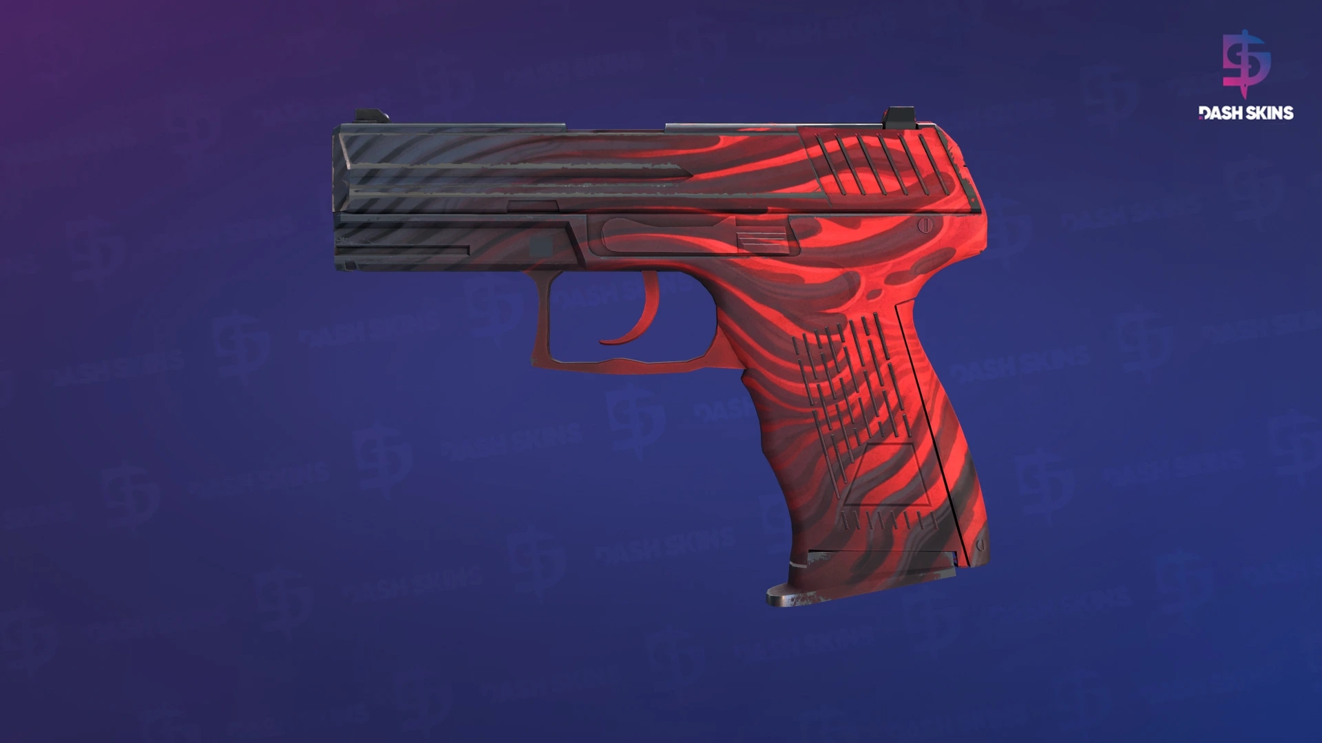 P2000 | Obsidian (Well-Worn) Screenshot Playside