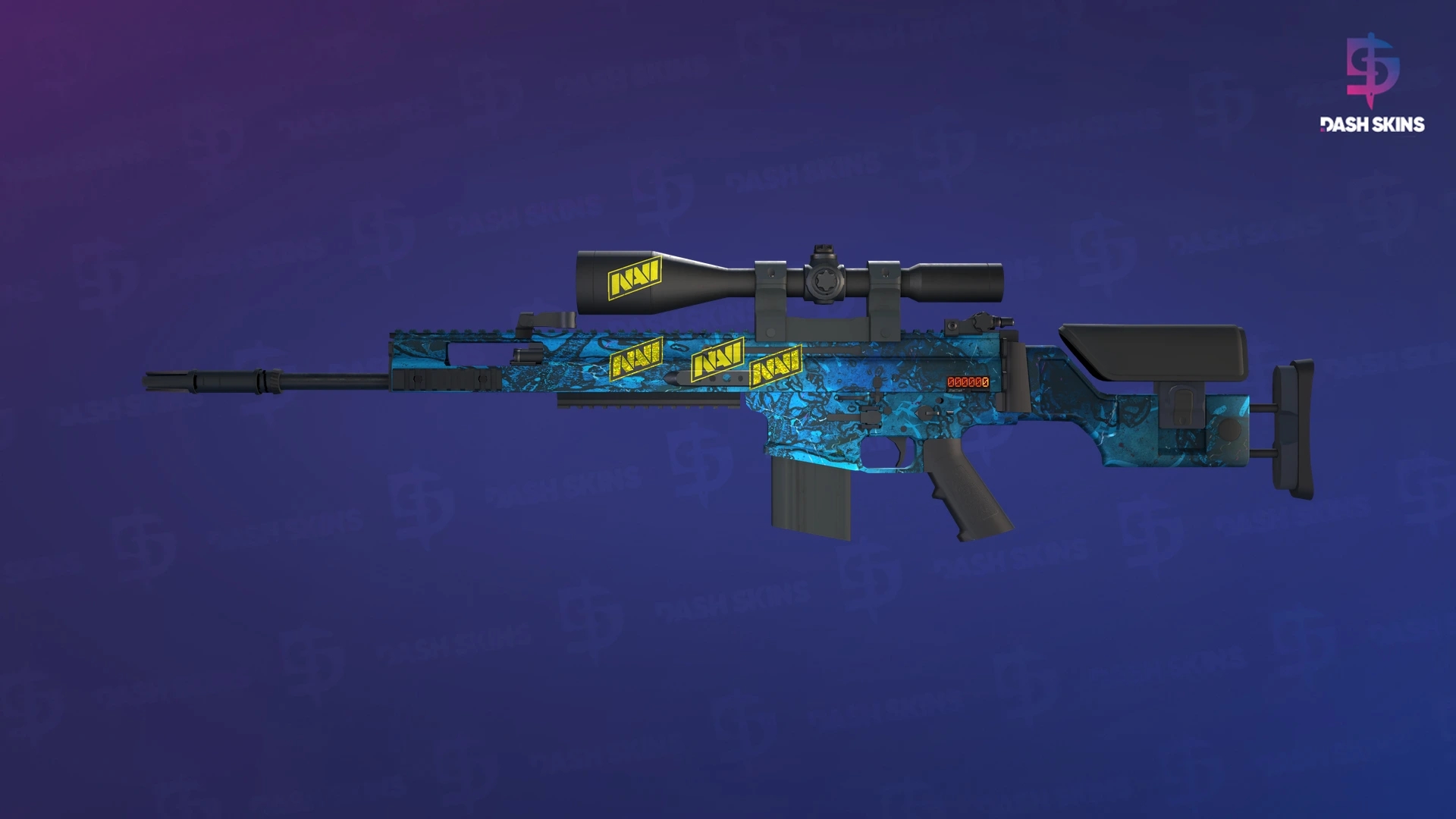 StatTrak™ SCAR-20 | Grotto (Minimal Wear) Screenshot Playside