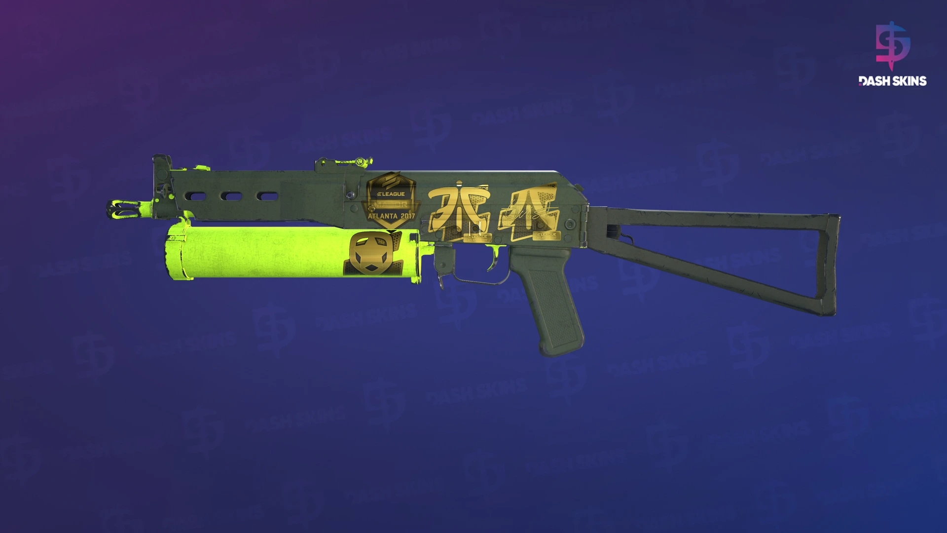 Souvenir PP-Bizon | Chemical Green (Field-Tested) Screenshot Playside