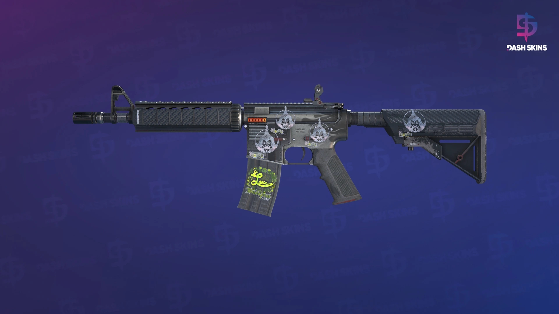 StatTrak™ M4A4 | Magnesium (Battle-Scarred) Screenshot Playside