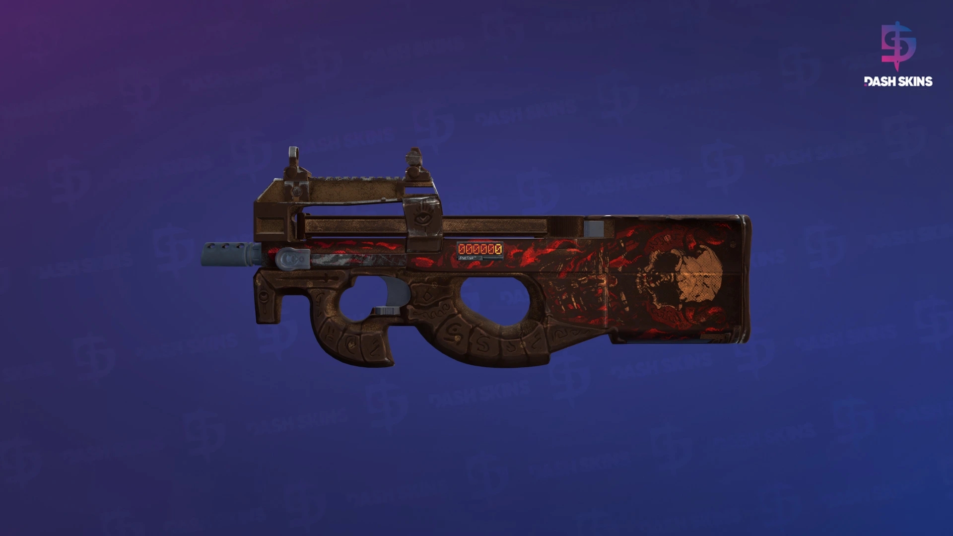 StatTrak™ P90 | Shallow Grave (Battle-Scarred) Screenshot Playside
