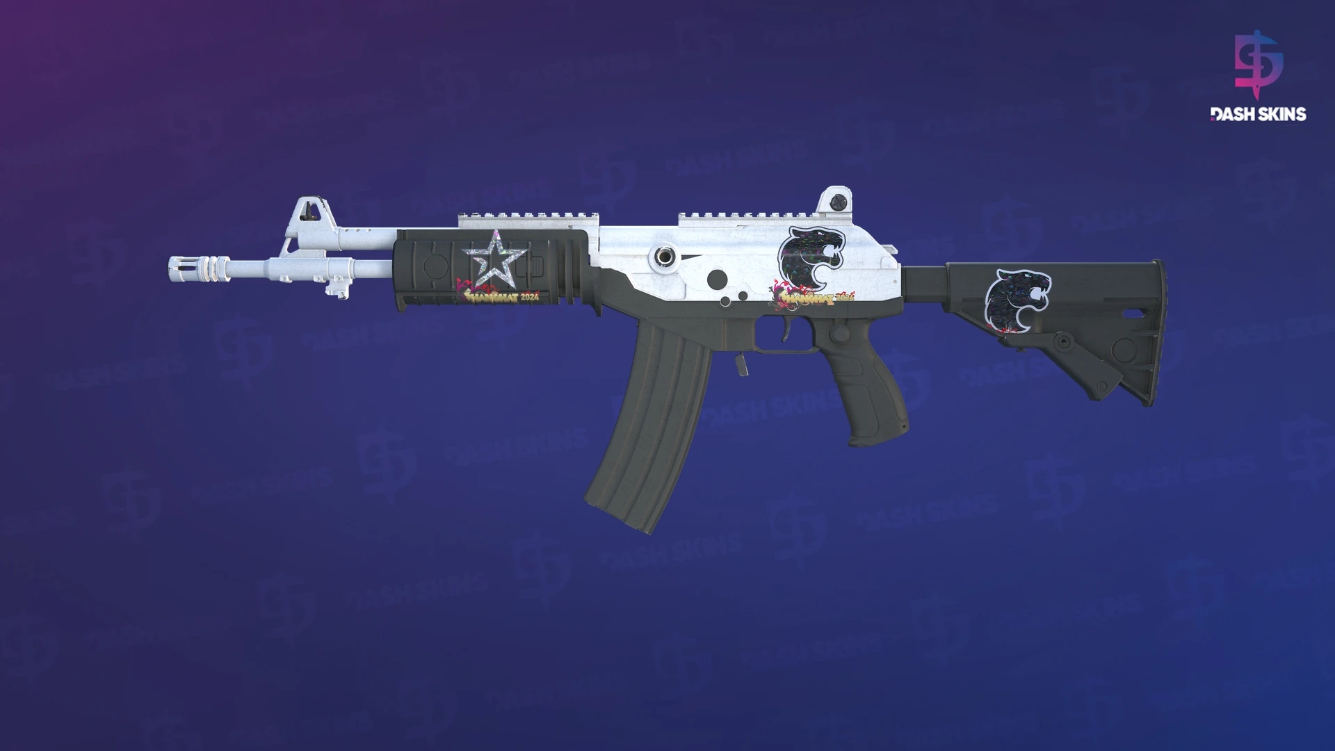 Galil AR | Tuxedo (Minimal Wear) Screenshot Playside