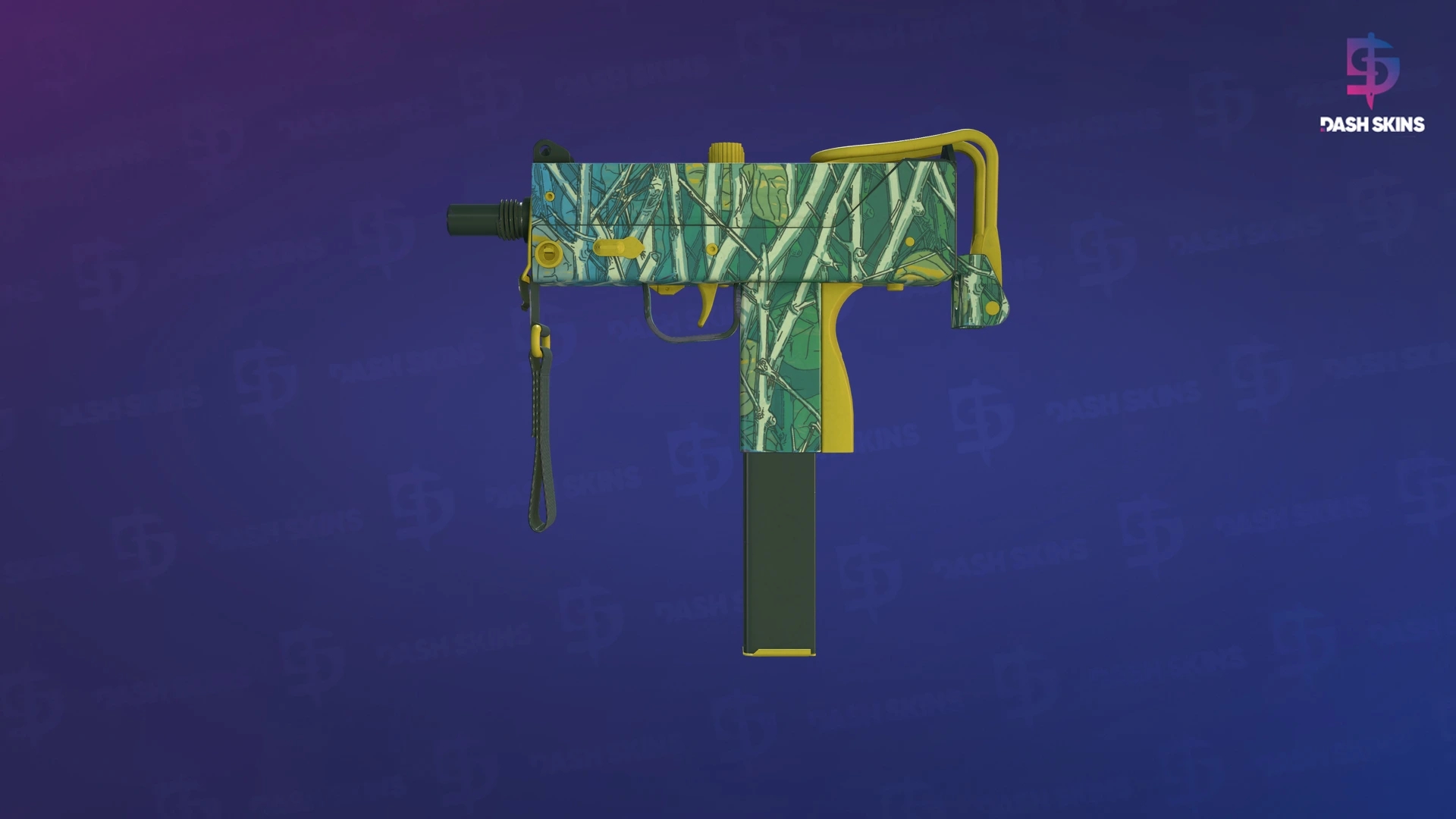 MAC-10 | Poplar Thicket (Minimal Wear) Screenshot Playside