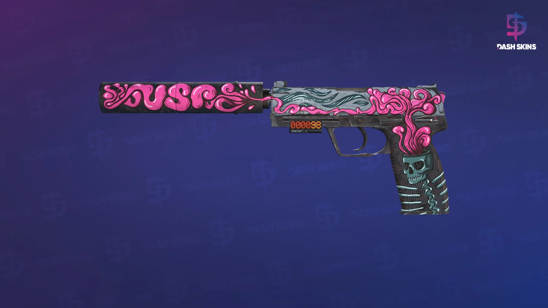 StatTrak™ USP-S | Cortex (Well-Worn) Screenshot Playside