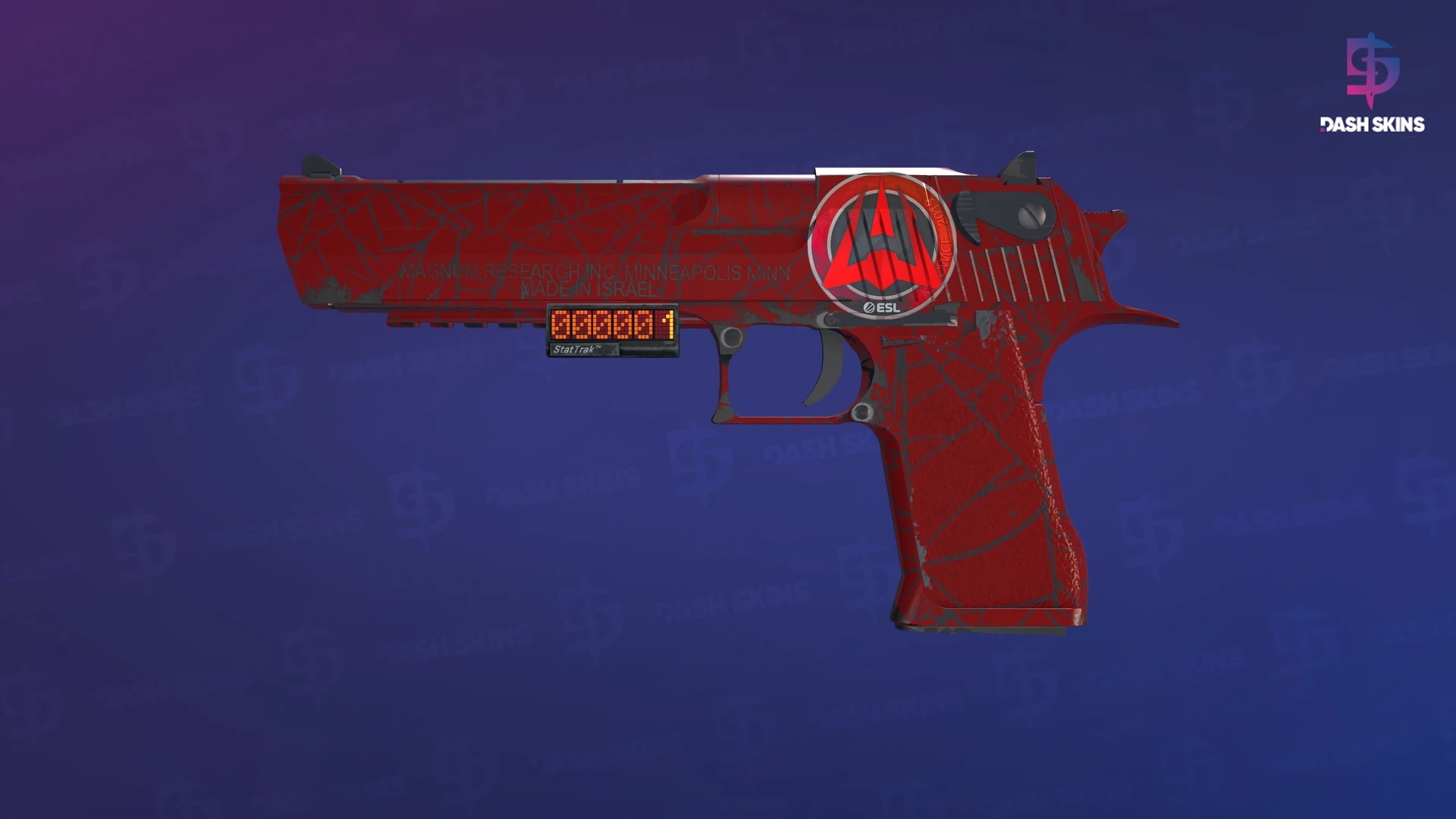 StatTrak™ Desert Eagle | Crimson Web (Minimal Wear) Screenshot Playside