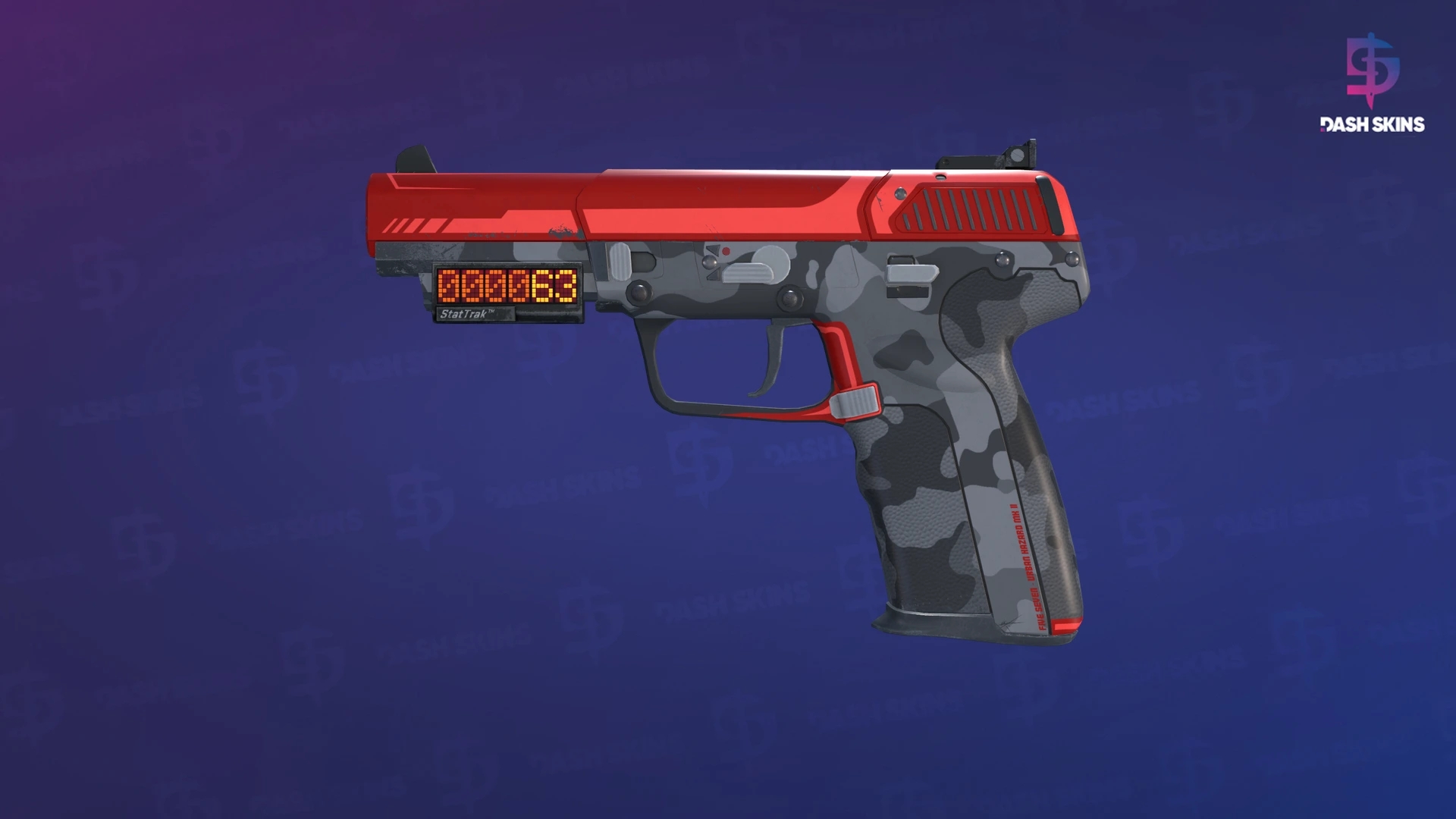 StatTrak™ Five-SeveN | Urban Hazard (Minimal Wear) Screenshot Playside