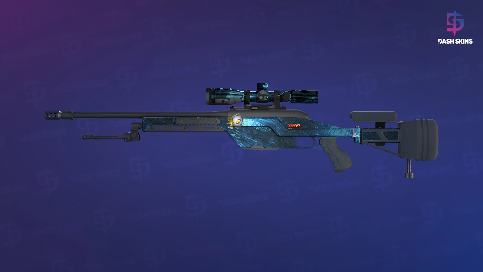 StatTrak™ SSG 08 | Abyss (Field-Tested) Screenshot Playside