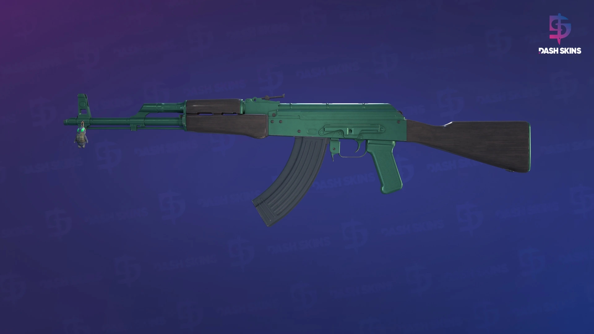 AK-47 | Wintergreen (Minimal Wear) Screenshot Playside