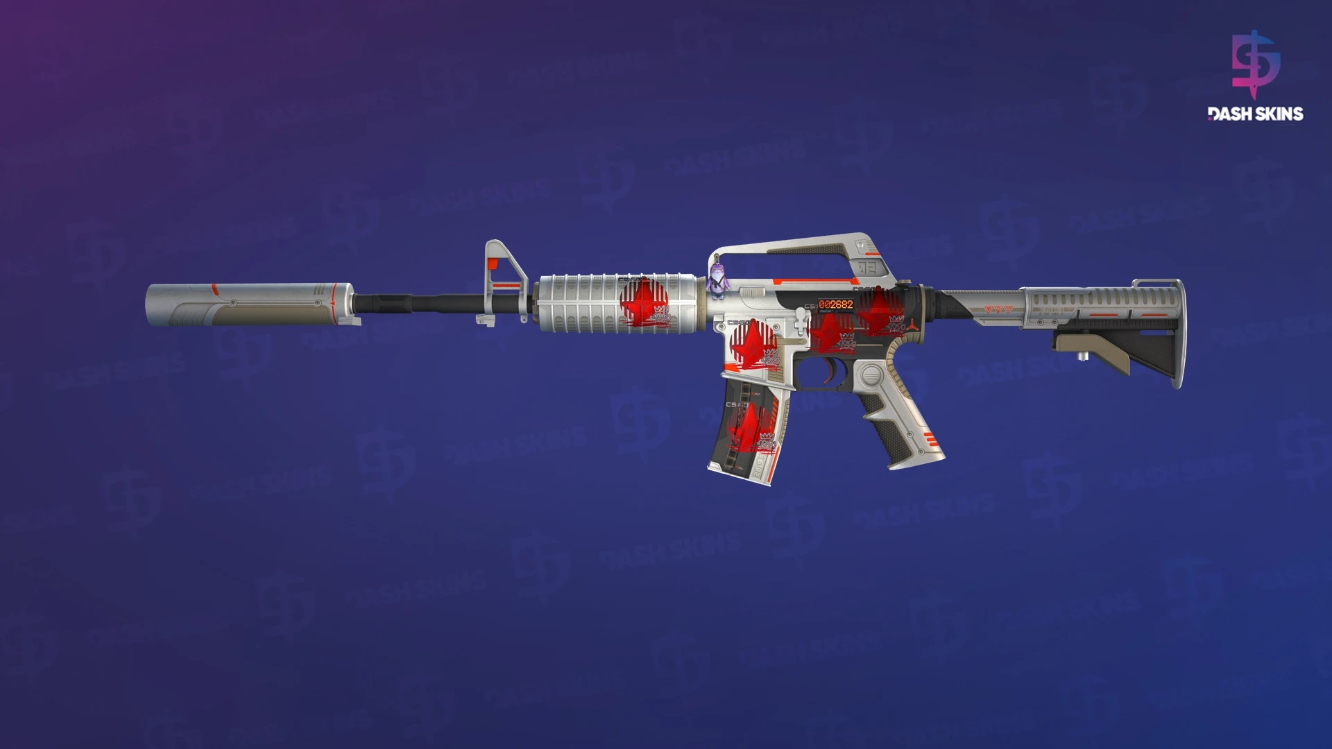 StatTrak™ M4A1-S | Mecha Industries (Minimal Wear) Screenshot Playside