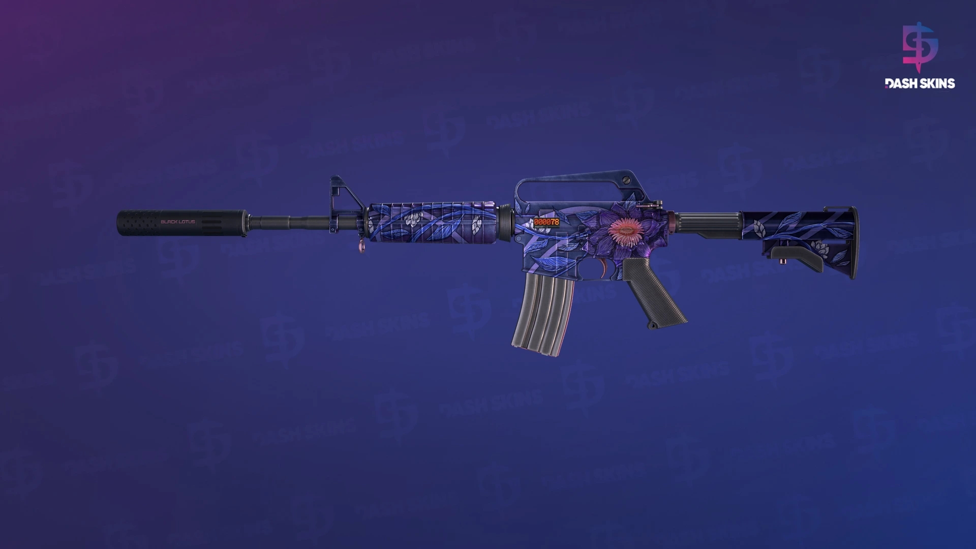 StatTrak™ M4A1-S | Black Lotus (Field-Tested) Screenshot Playside