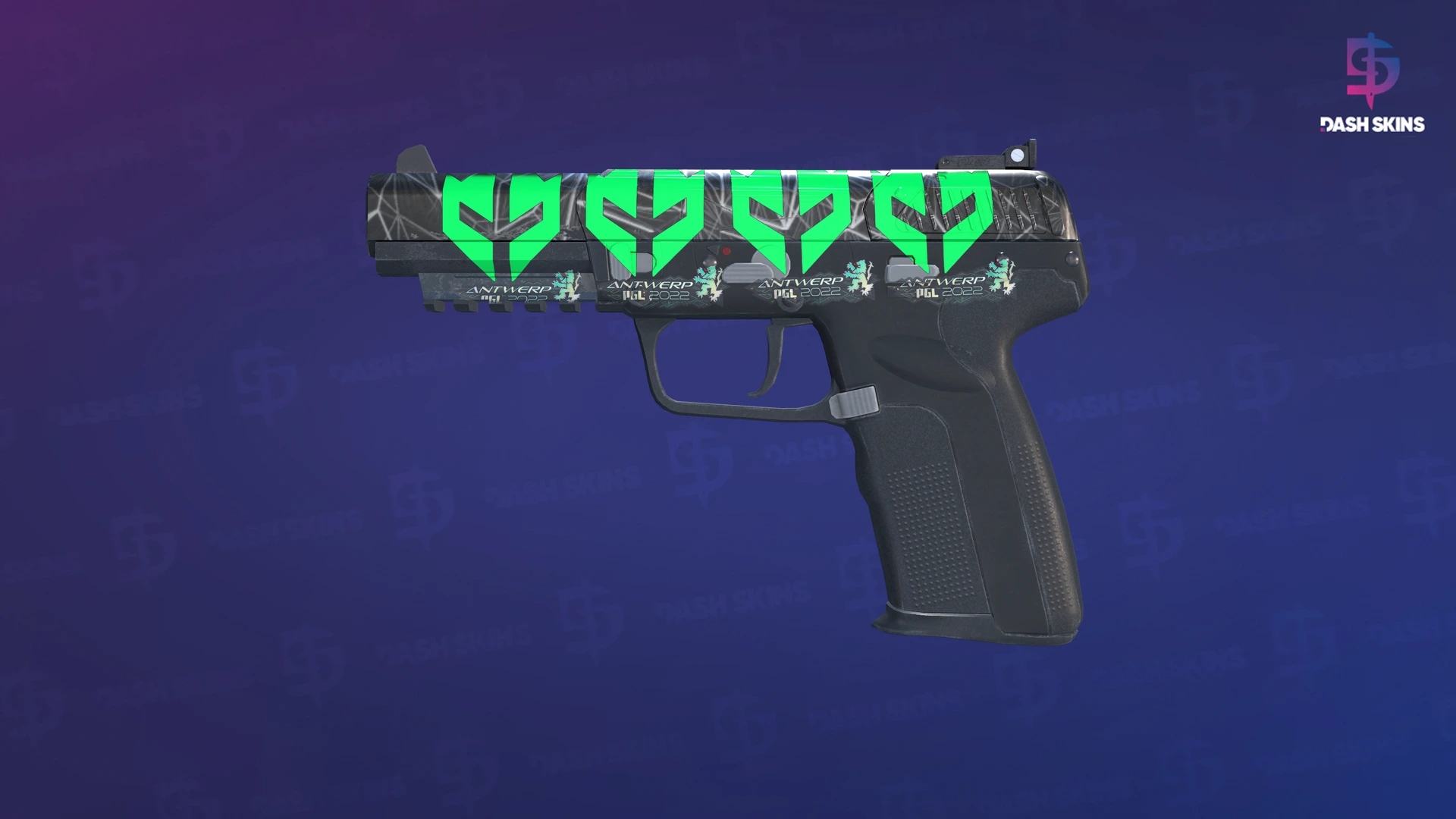 Five-SeveN | Silver Quartz (Minimal Wear) Screenshot Playside