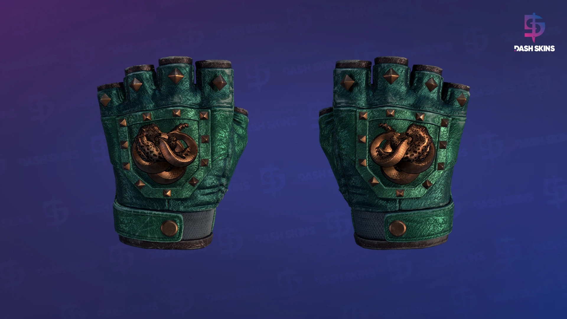 ★ Broken Fang Gloves | Jade (Well-Worn) Screenshot Playside
