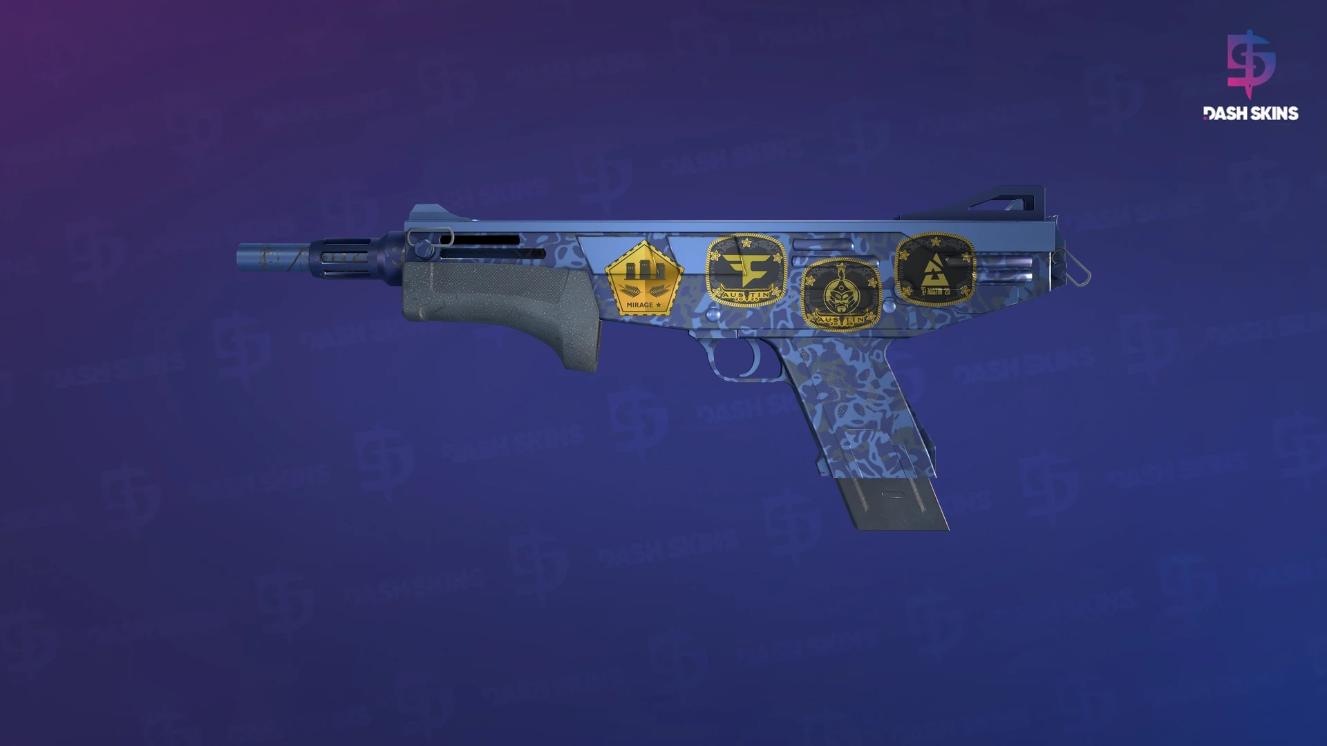 Souvenir MAG-7 | Navy Sheen (Factory New) Screenshot Playside