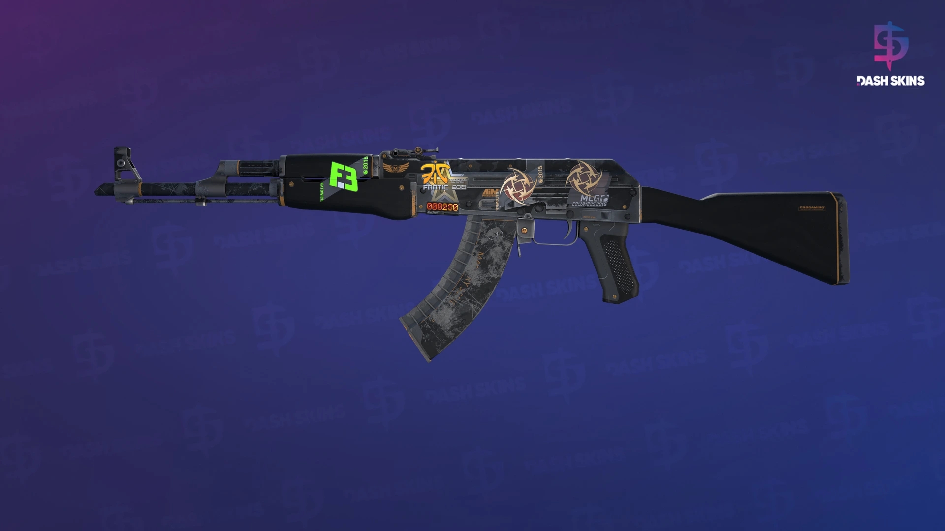 StatTrak™ AK-47 | Elite Build (Well-Worn) Screenshot Playside