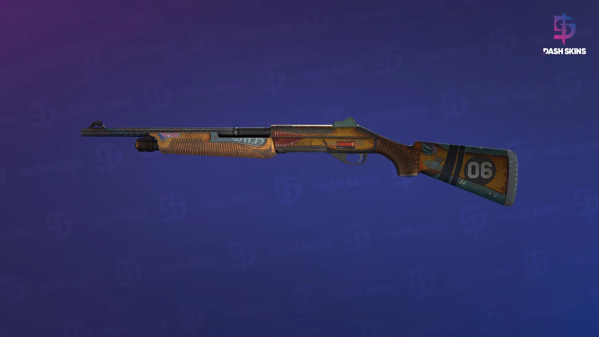 StatTrak™ Nova | Wild Six (Field-Tested) Screenshot Playside