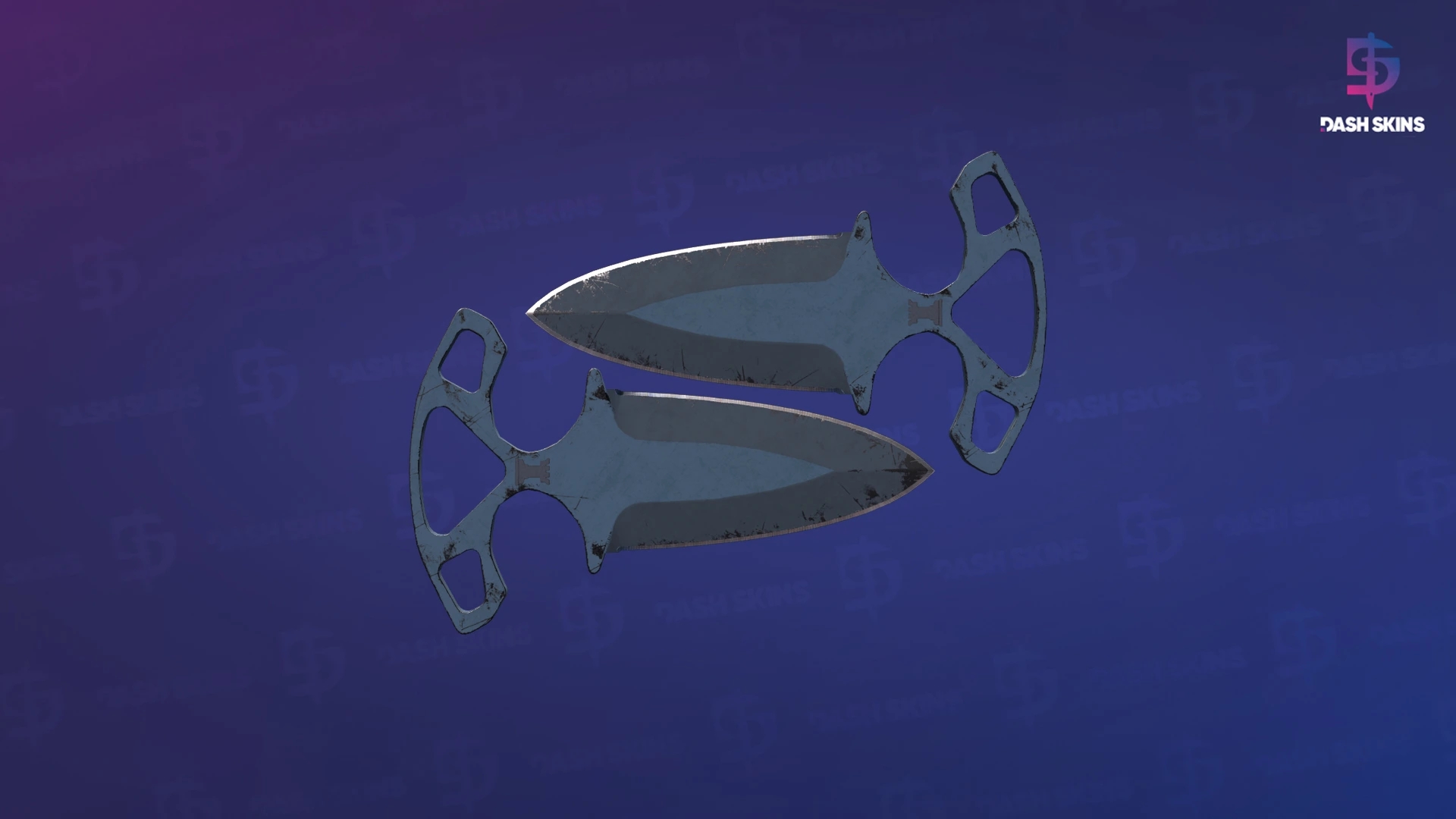★ Shadow Daggers | Night (Well-Worn) Screenshot Playside