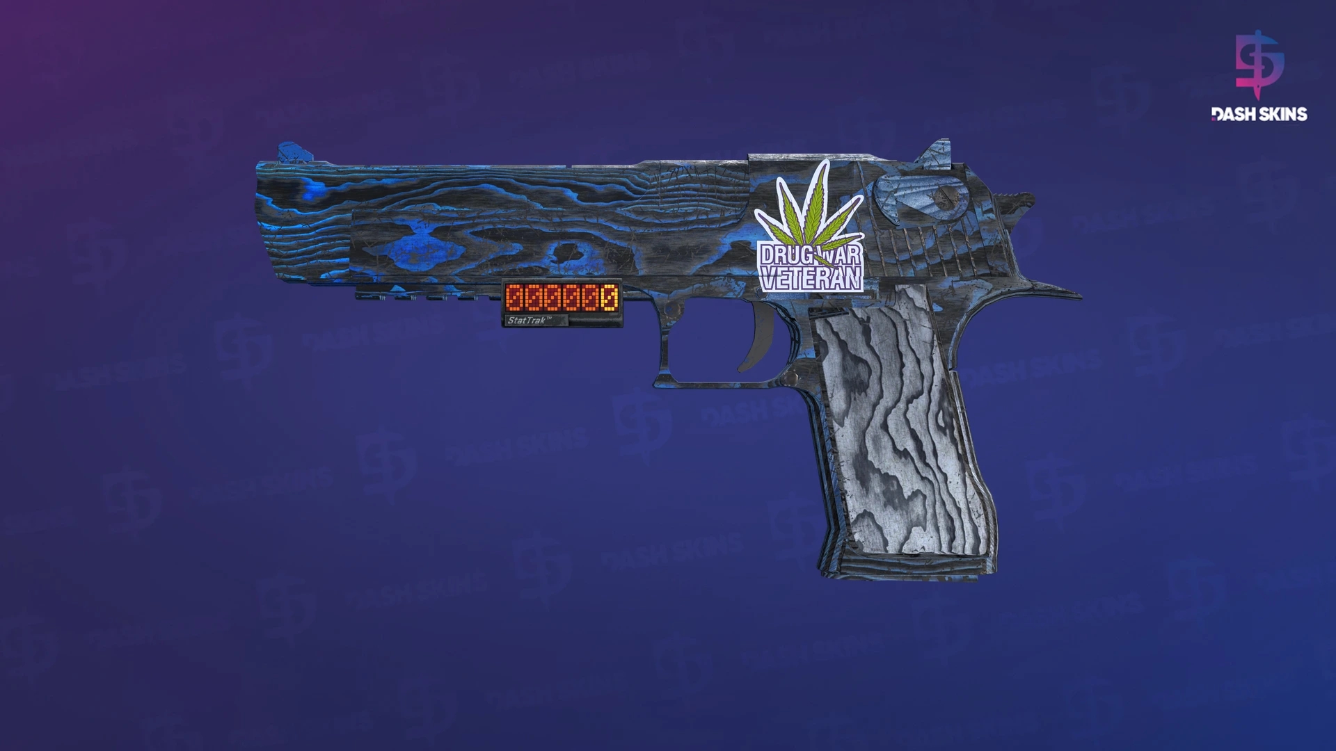 StatTrak™ Desert Eagle | Blue Ply (Battle-Scarred) Screenshot Playside