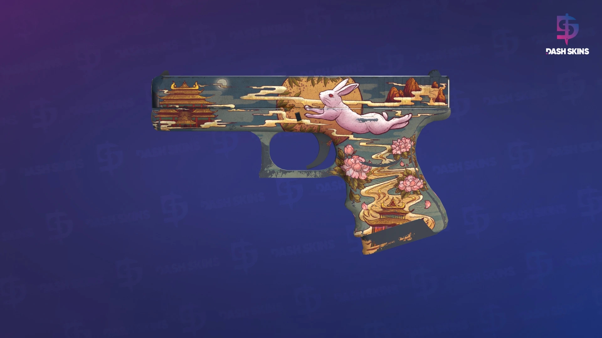 Glock-18 | Umbral Rabbit (Well-Worn) Screenshot Playside