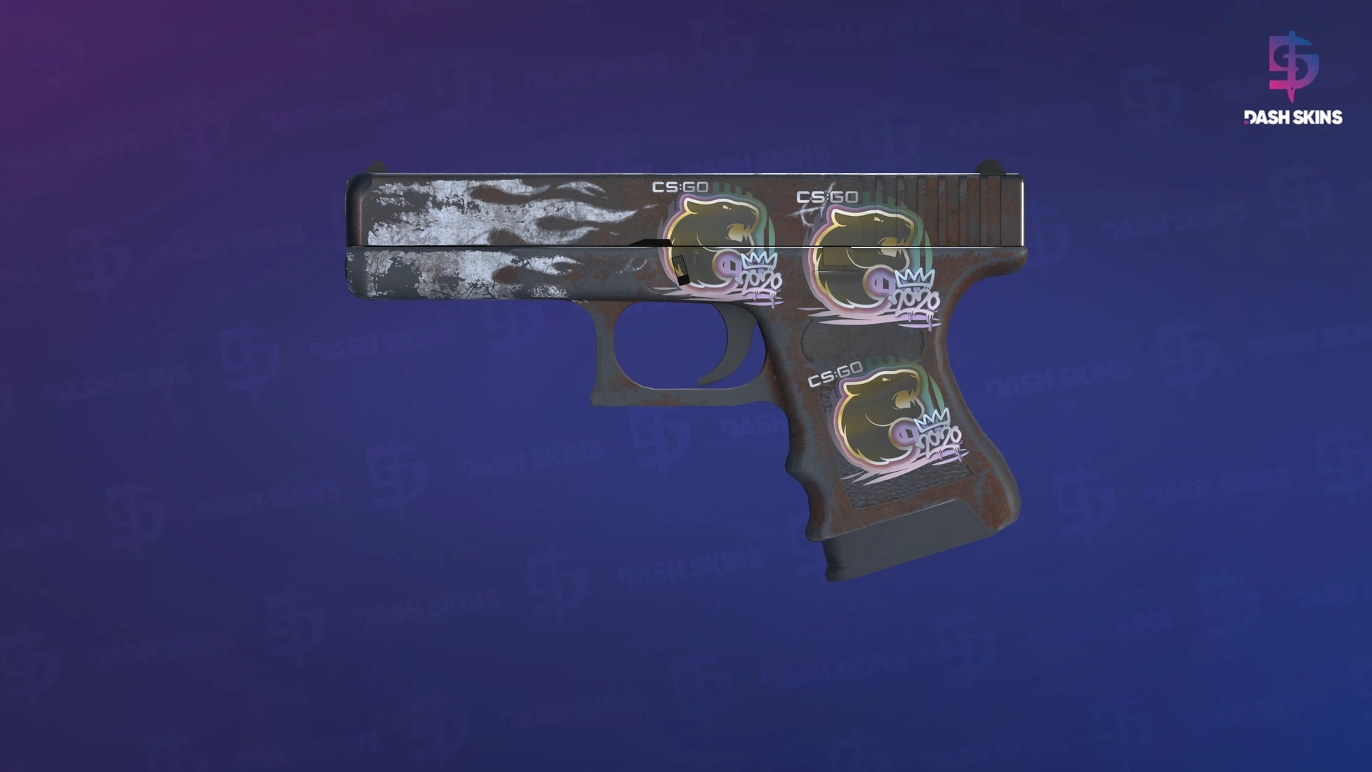 Glock-18 | Oxide Blaze (Battle-Scarred) Screenshot Playside