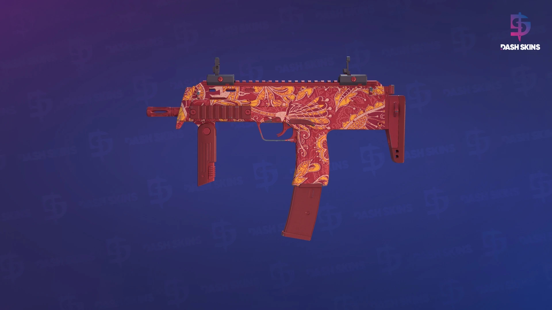 MP7 | Coral Paisley (Factory New) Screenshot Playside