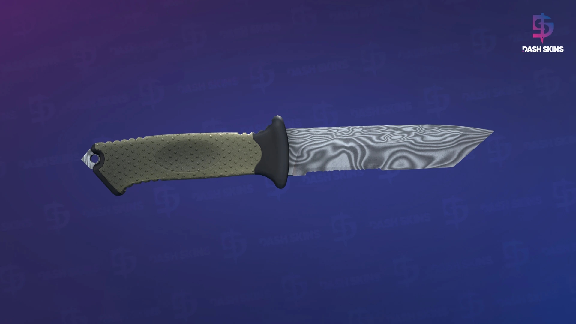 ★ Ursus Knife | Damascus Steel (Minimal Wear) Screenshot Playside