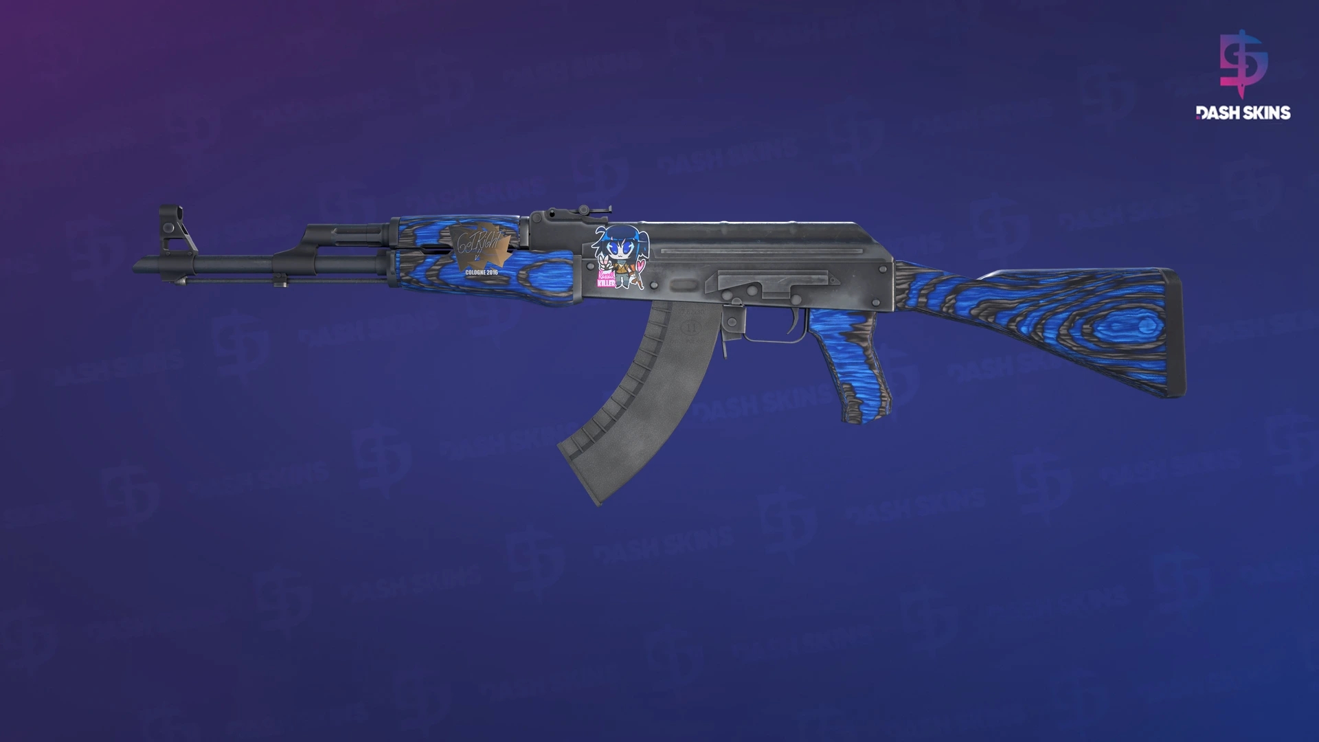 AK-47 | Blue Laminate (Field-Tested) Screenshot Playside
