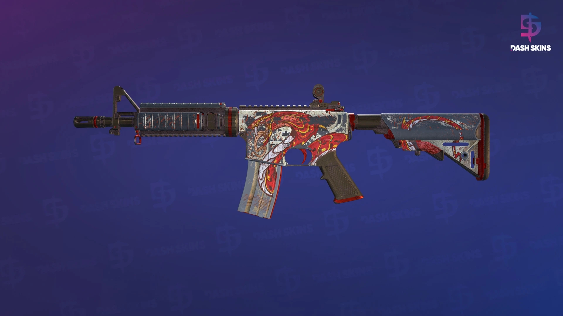 M4A4 | Falak (Battle-Scarred) Screenshot Playside